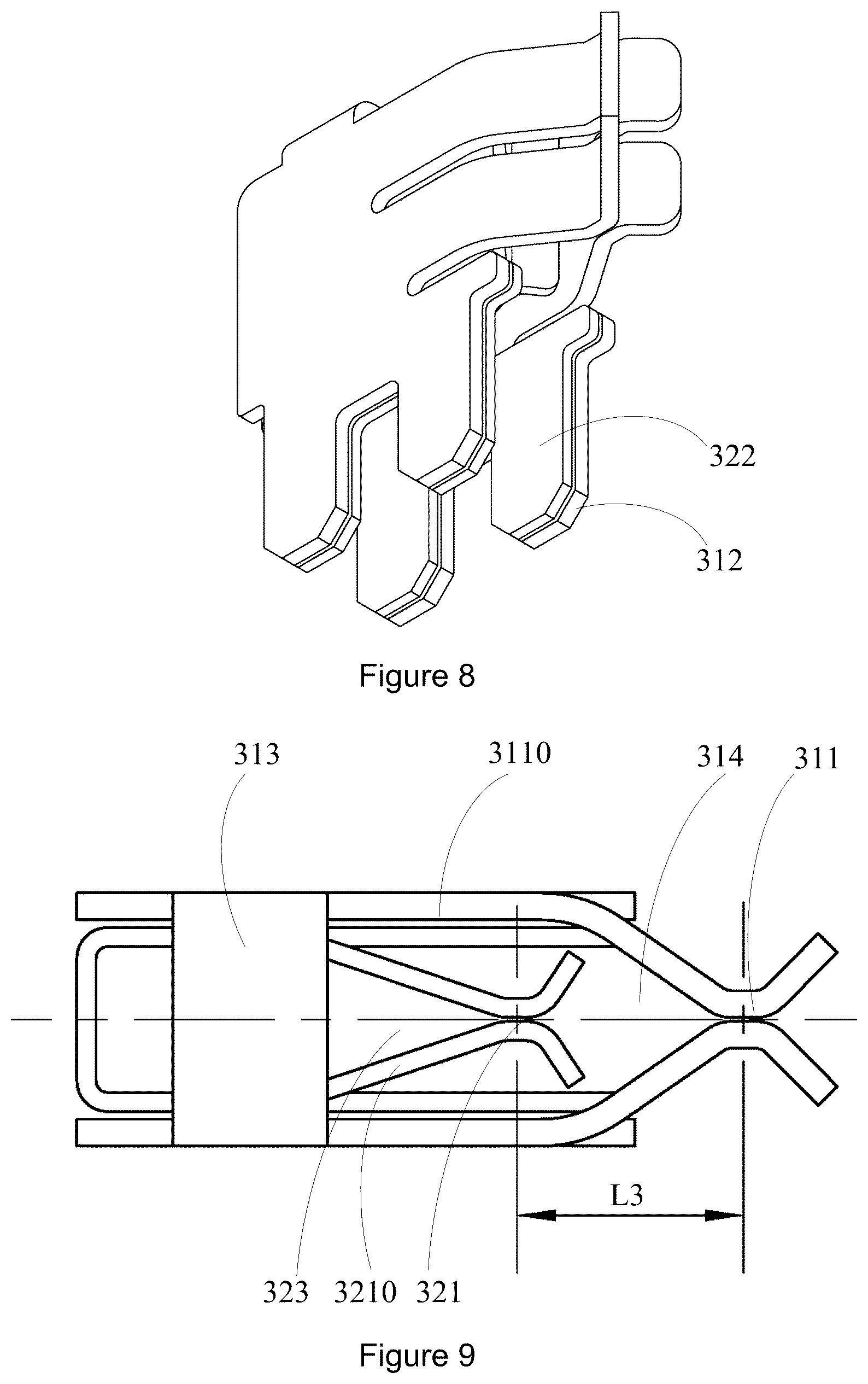 Patent US12620742 Figure 6 – Female terminal, socket, battery pack, power tool and power tool system