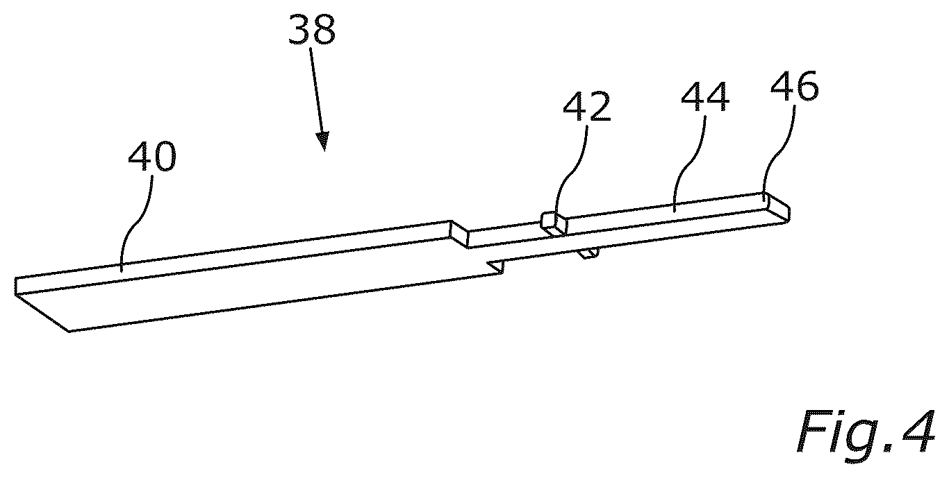 Patent US12620744 Figure 4 – Connector system with tool-accessible latching mechanism