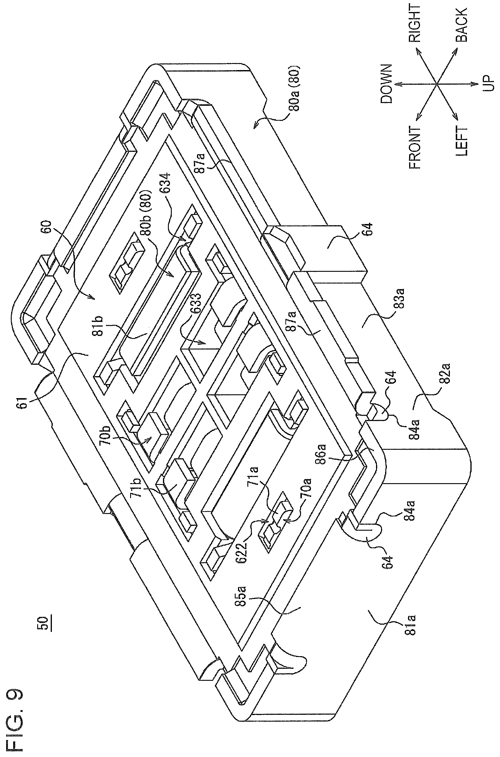 Patent US12620747 Figure 9 – Connector, connector module, and electronic apparatus
