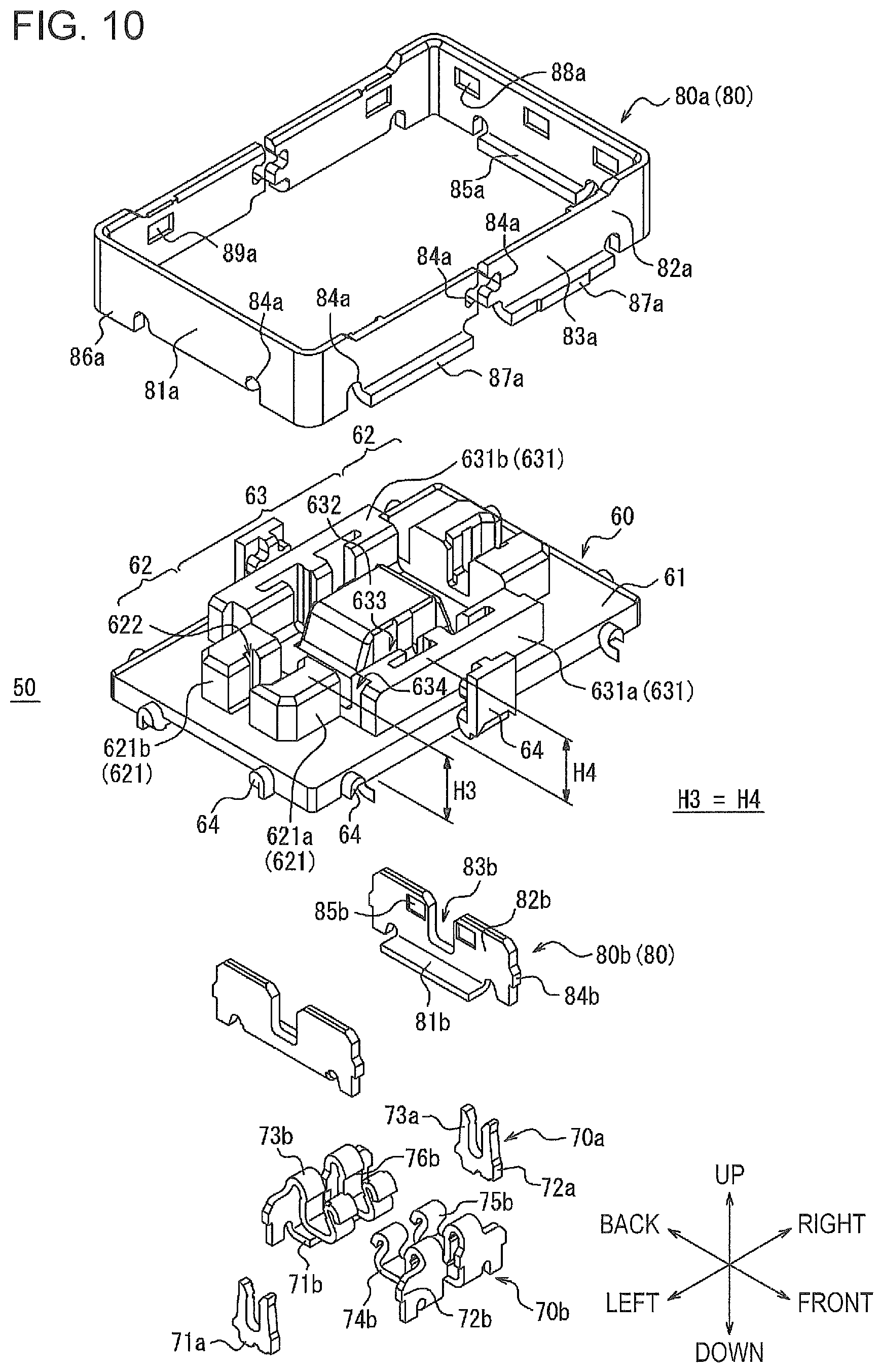 Patent US12620747 Figure 10 – Connector, connector module, and electronic apparatus