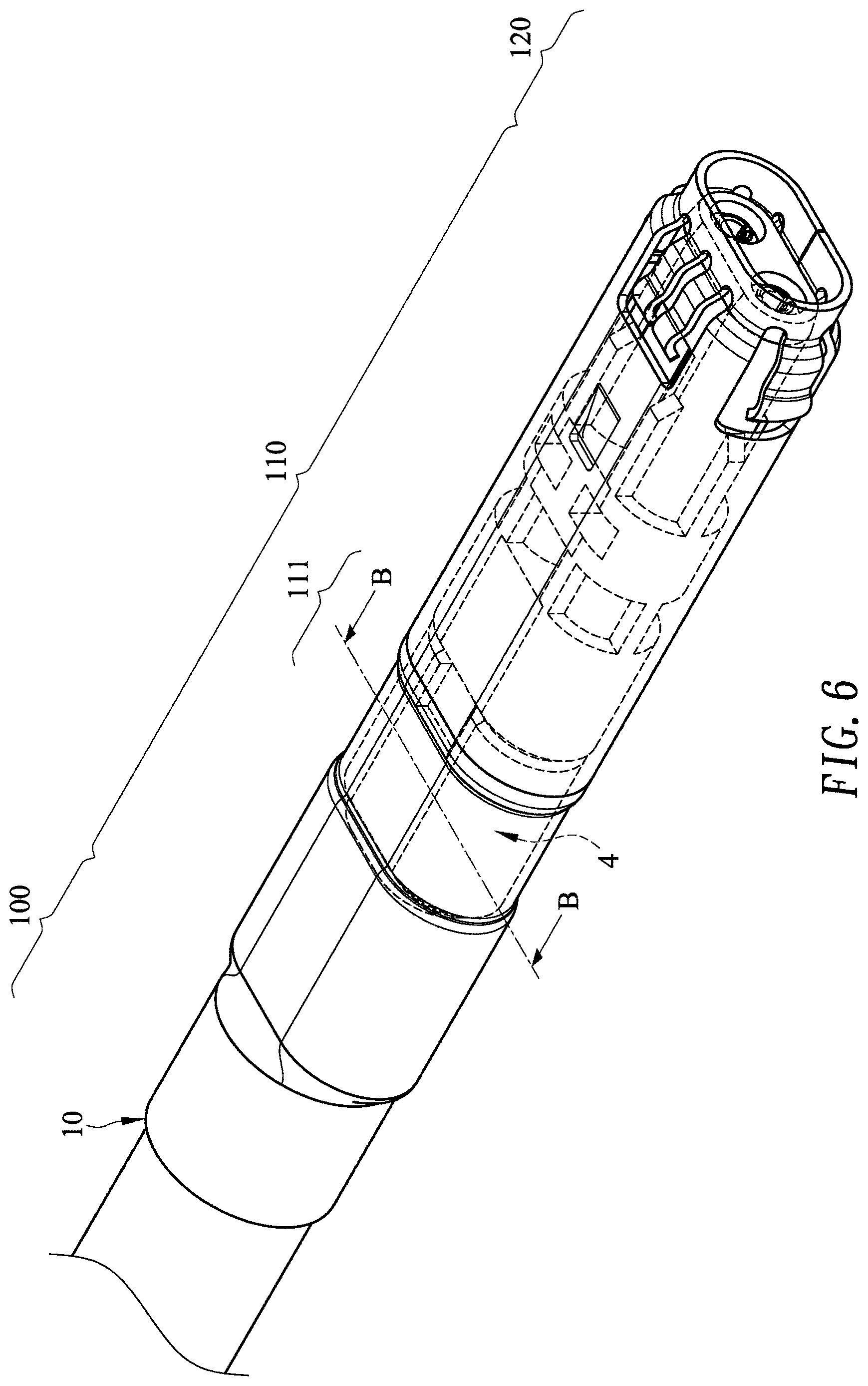 Patent US12620749 Figure 6 – Cable connector and metal housing thereof
