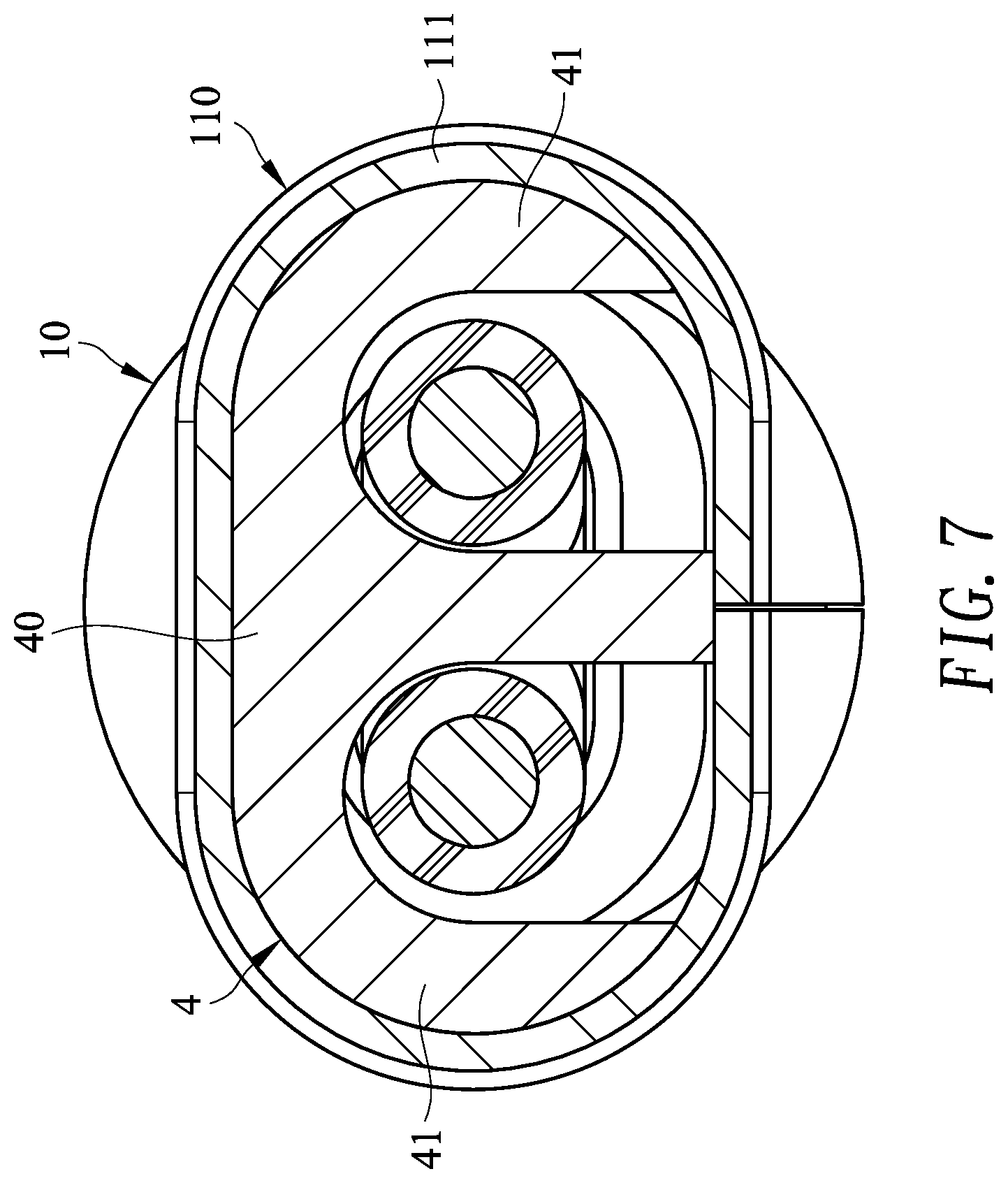 Patent US12620749 Figure 7 – Cable connector and metal housing thereof