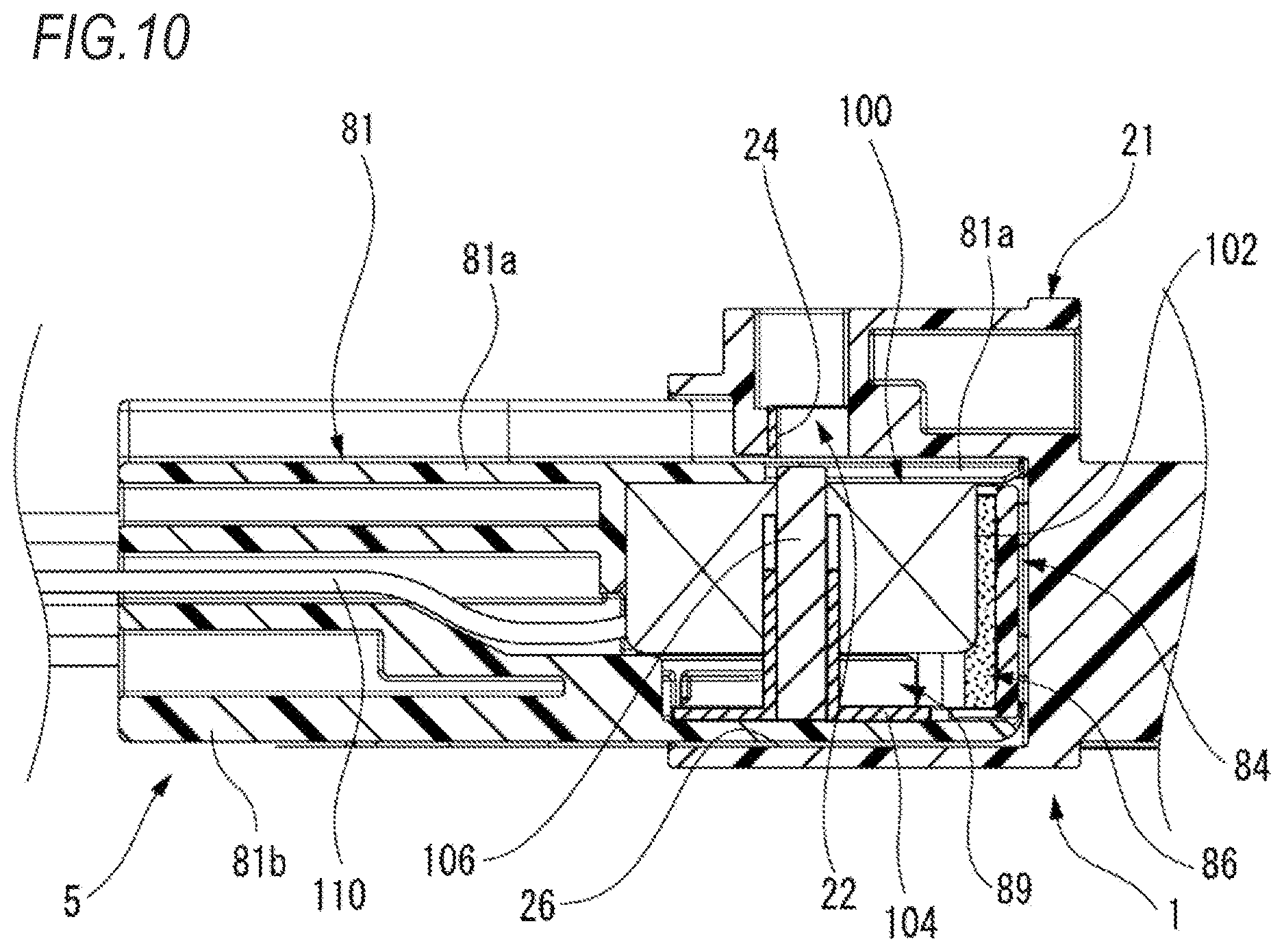 Patent US12620750 Figure 10 – Connector lock device