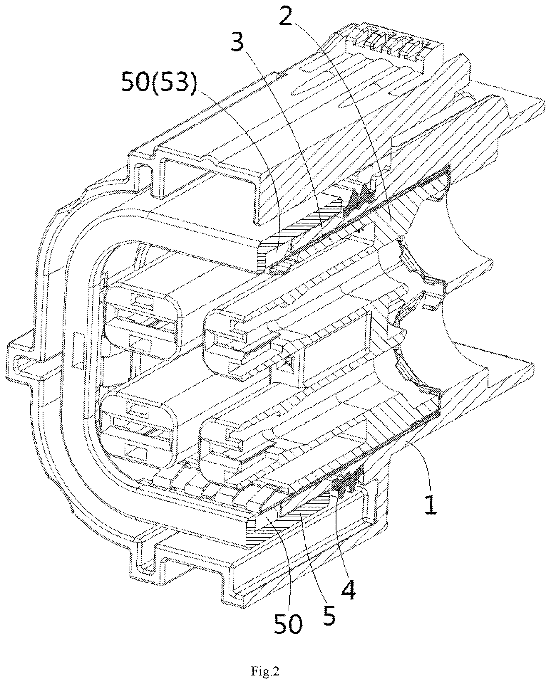 Patent US12620752 Figure 2 – Sealing ring positioning component and connector
