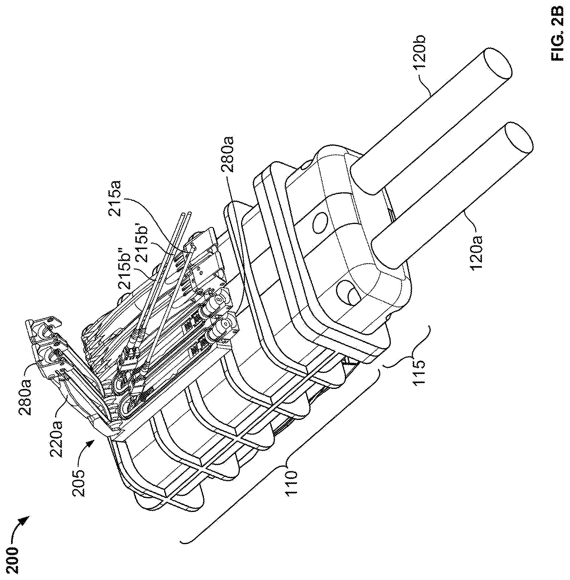 Patent US12620753 Figure 3 – Outside plant cable add and drop enclosure