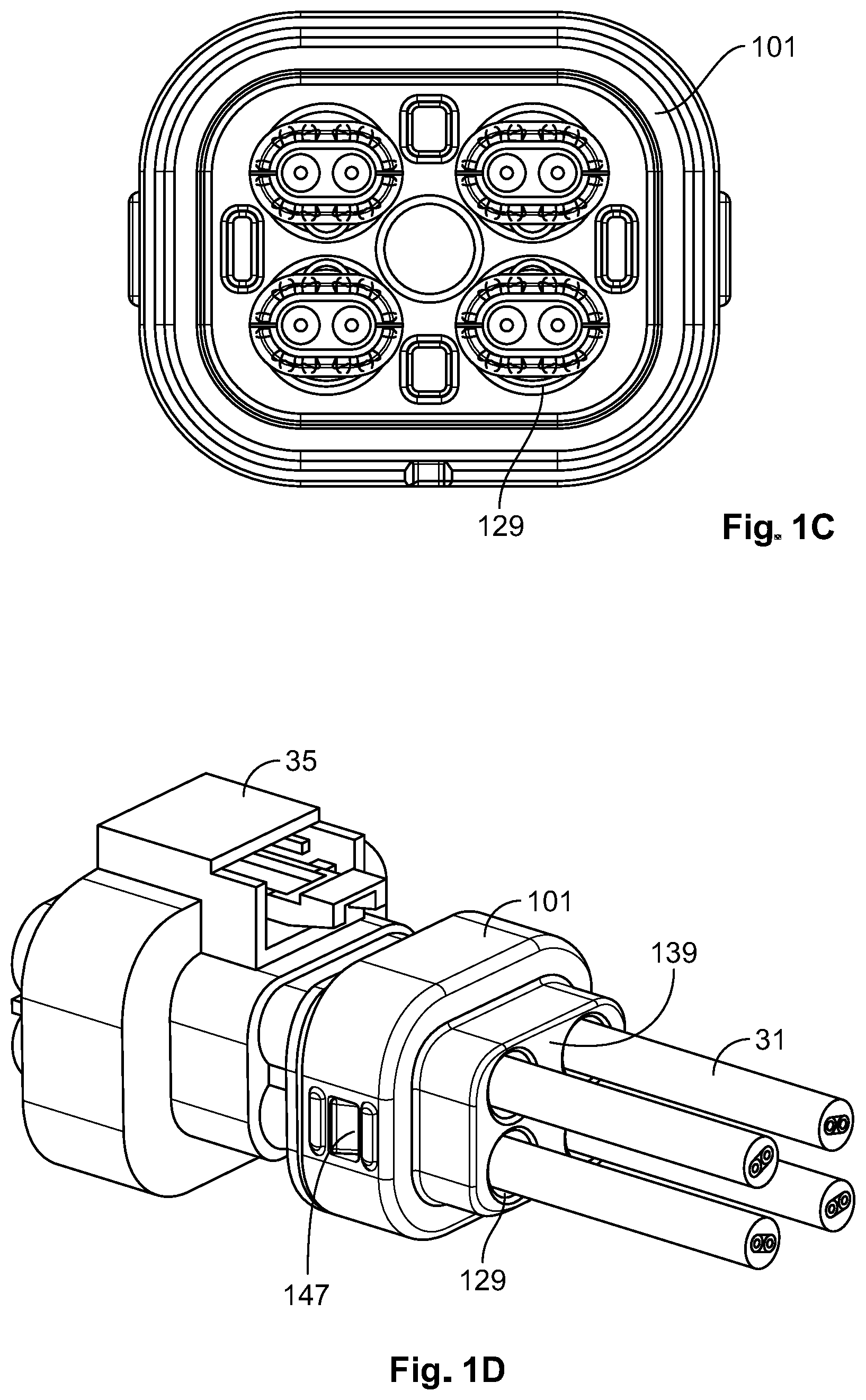 Patent US12620754 Figure 2 – Connector rear cover, connector system, and assembly method