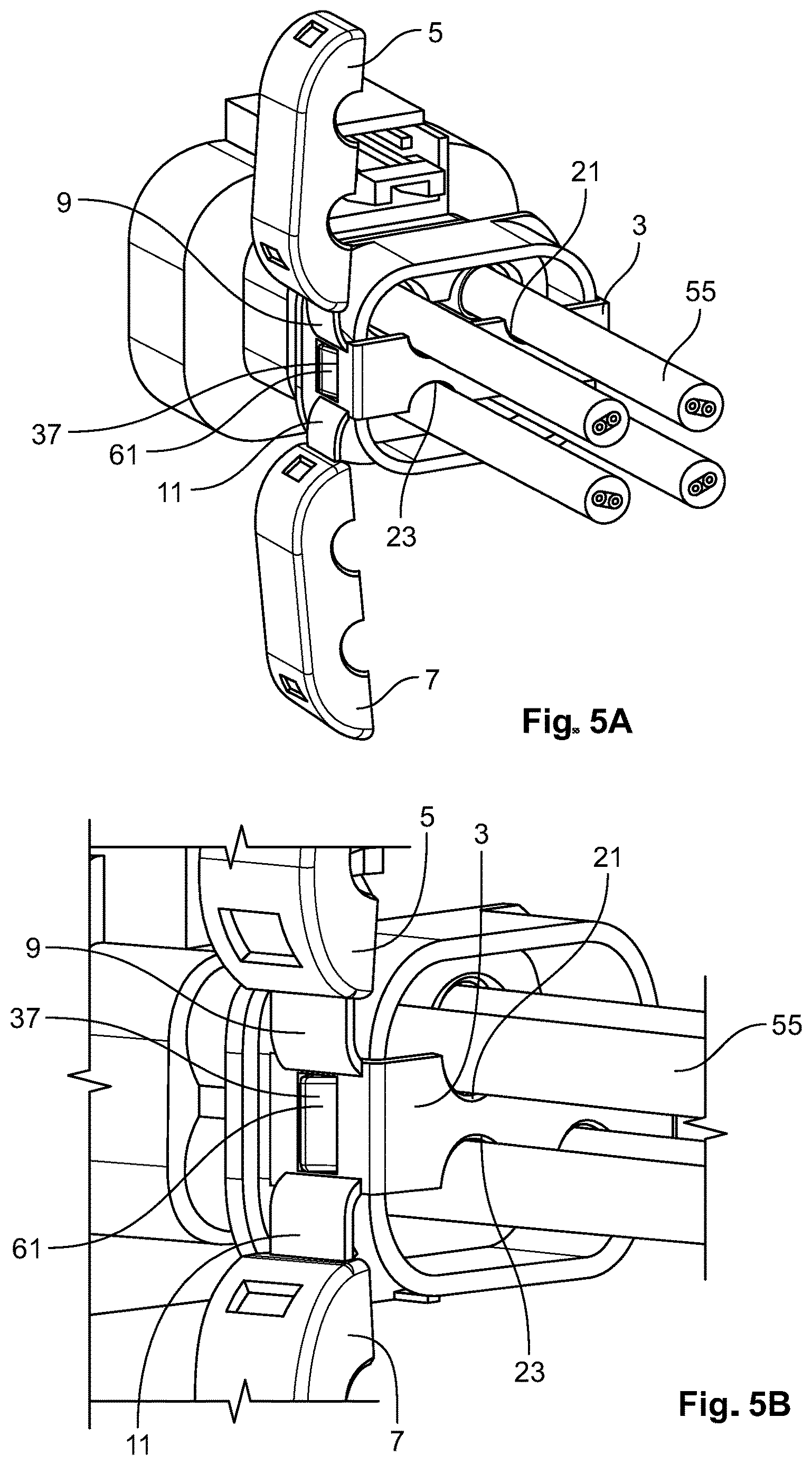 Patent US12620754 Figure 6 – Connector rear cover, connector system, and assembly method
