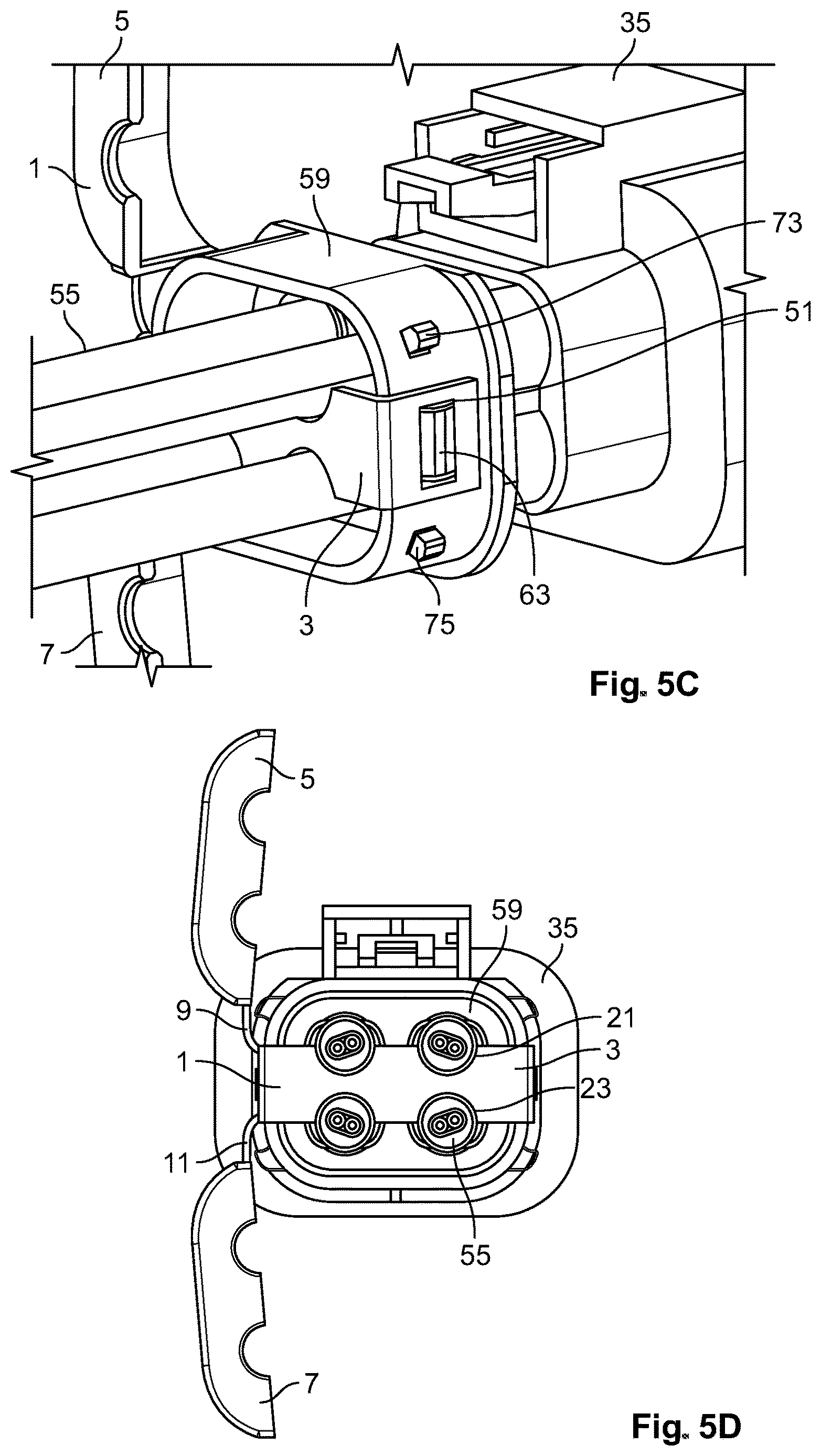 Patent US12620754 Figure 7 – Connector rear cover, connector system, and assembly method