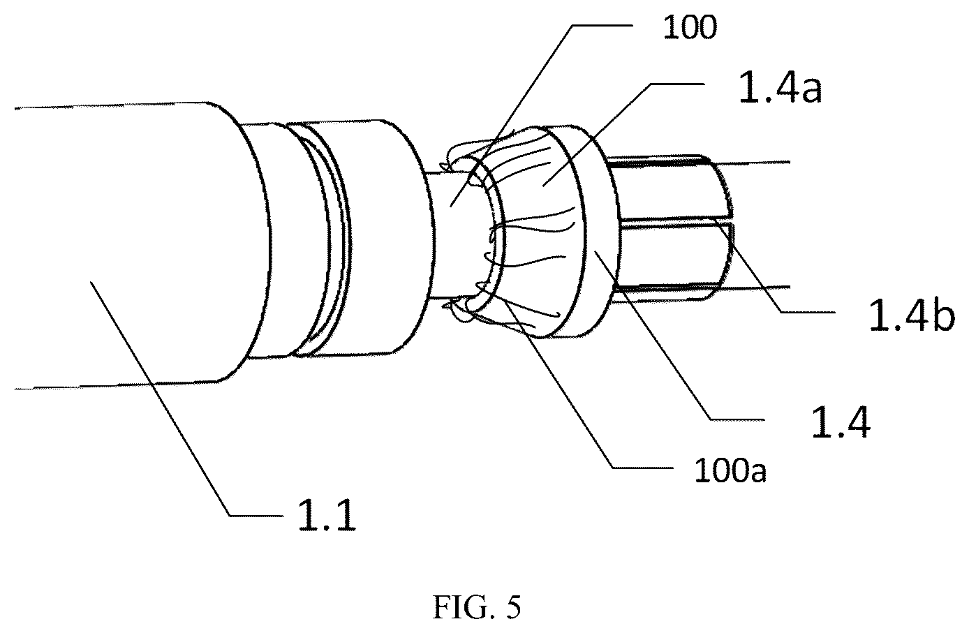 Patent US12620755 Figure 5 – Quick electrical-connecting structure for high-voltage high-frequency pulse environment