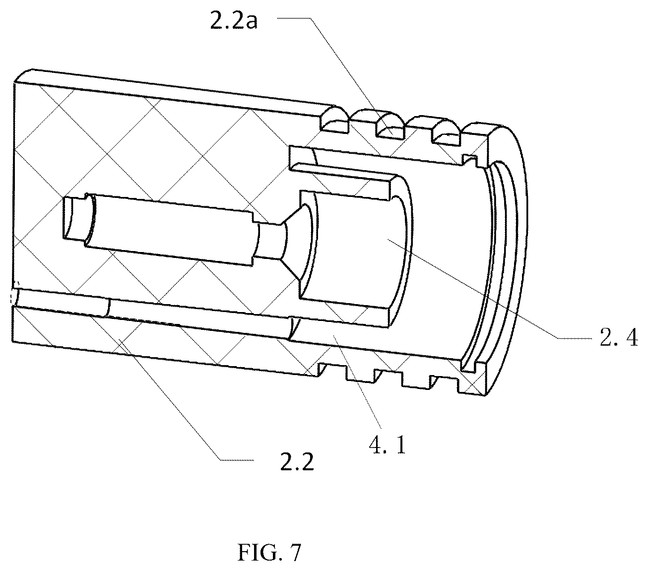 Patent US12620755 Figure 7 – Quick electrical-connecting structure for high-voltage high-frequency pulse environment