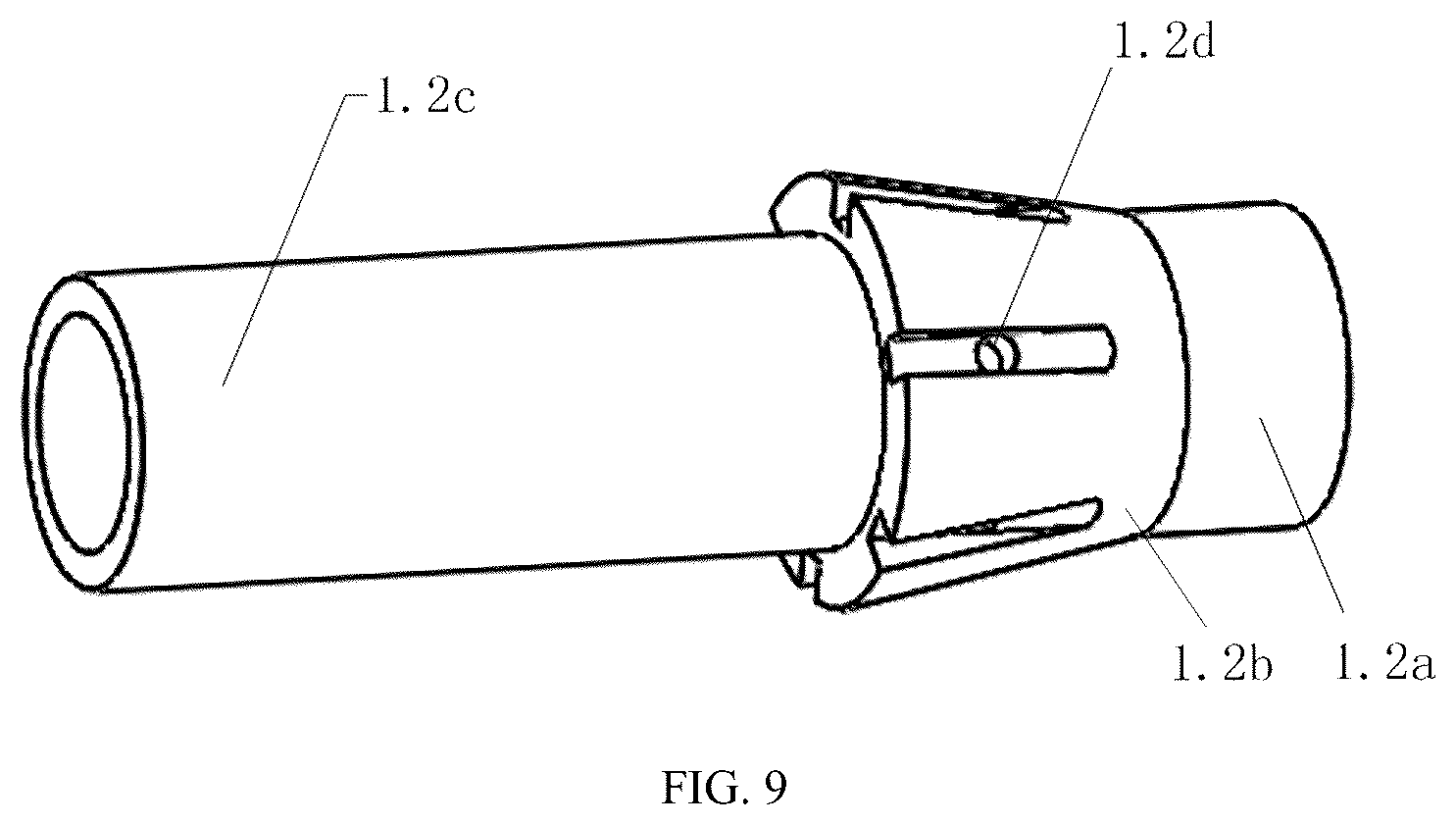 Patent US12620755 Figure 9 – Quick electrical-connecting structure for high-voltage high-frequency pulse environment