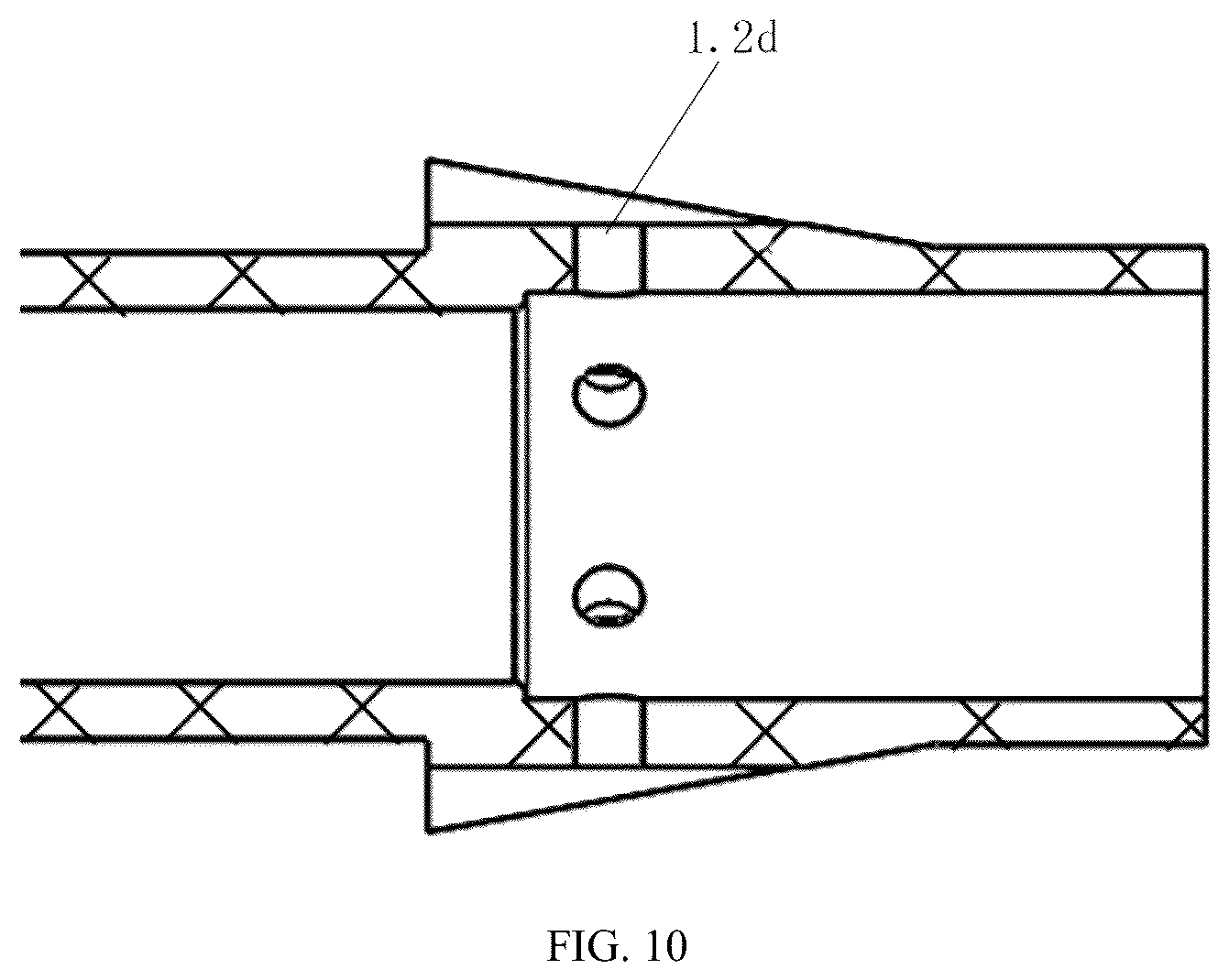 Patent US12620755 Figure 10 – Quick electrical-connecting structure for high-voltage high-frequency pulse environment