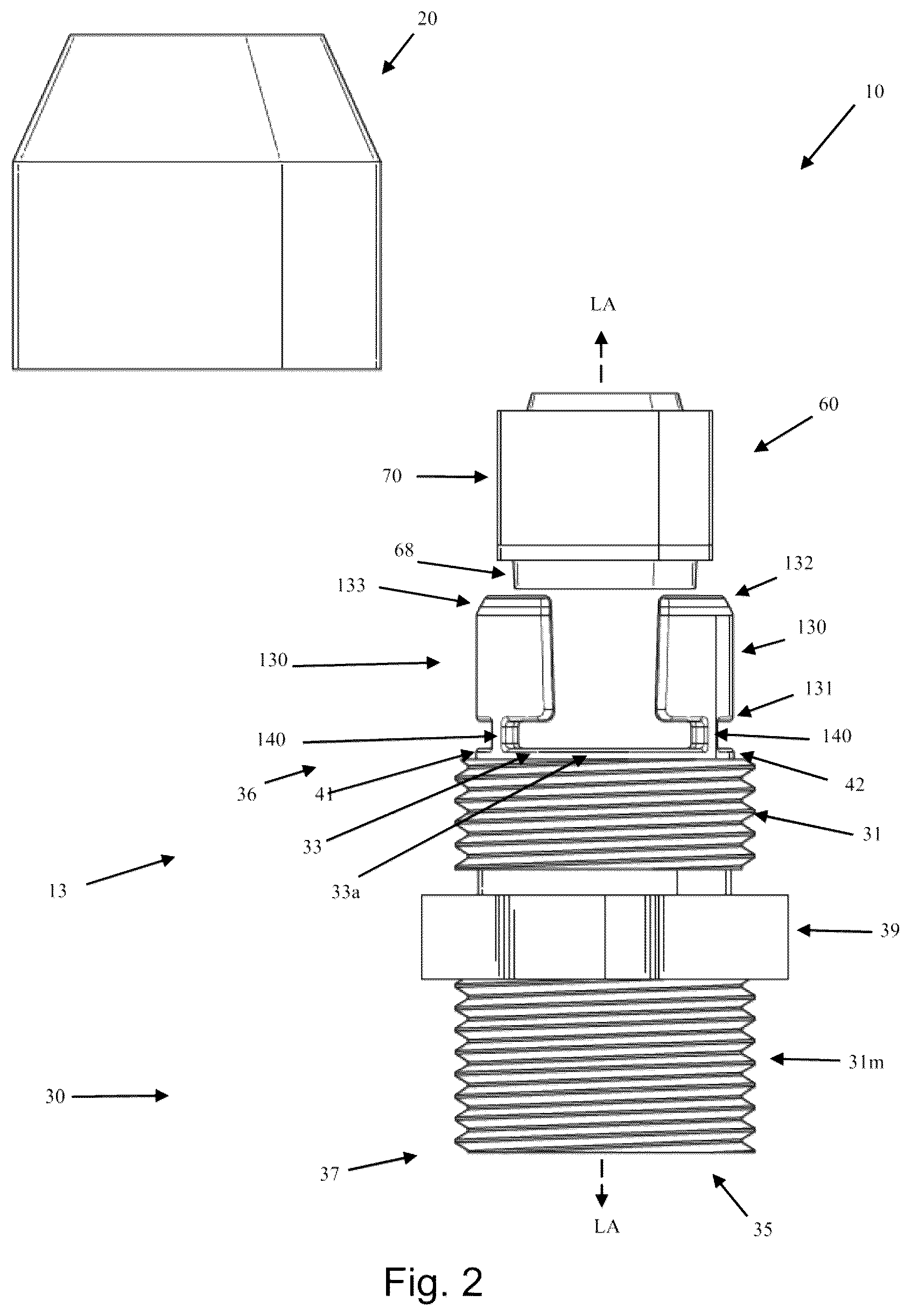 Patent US12620756 Figure 2 – Cable connector