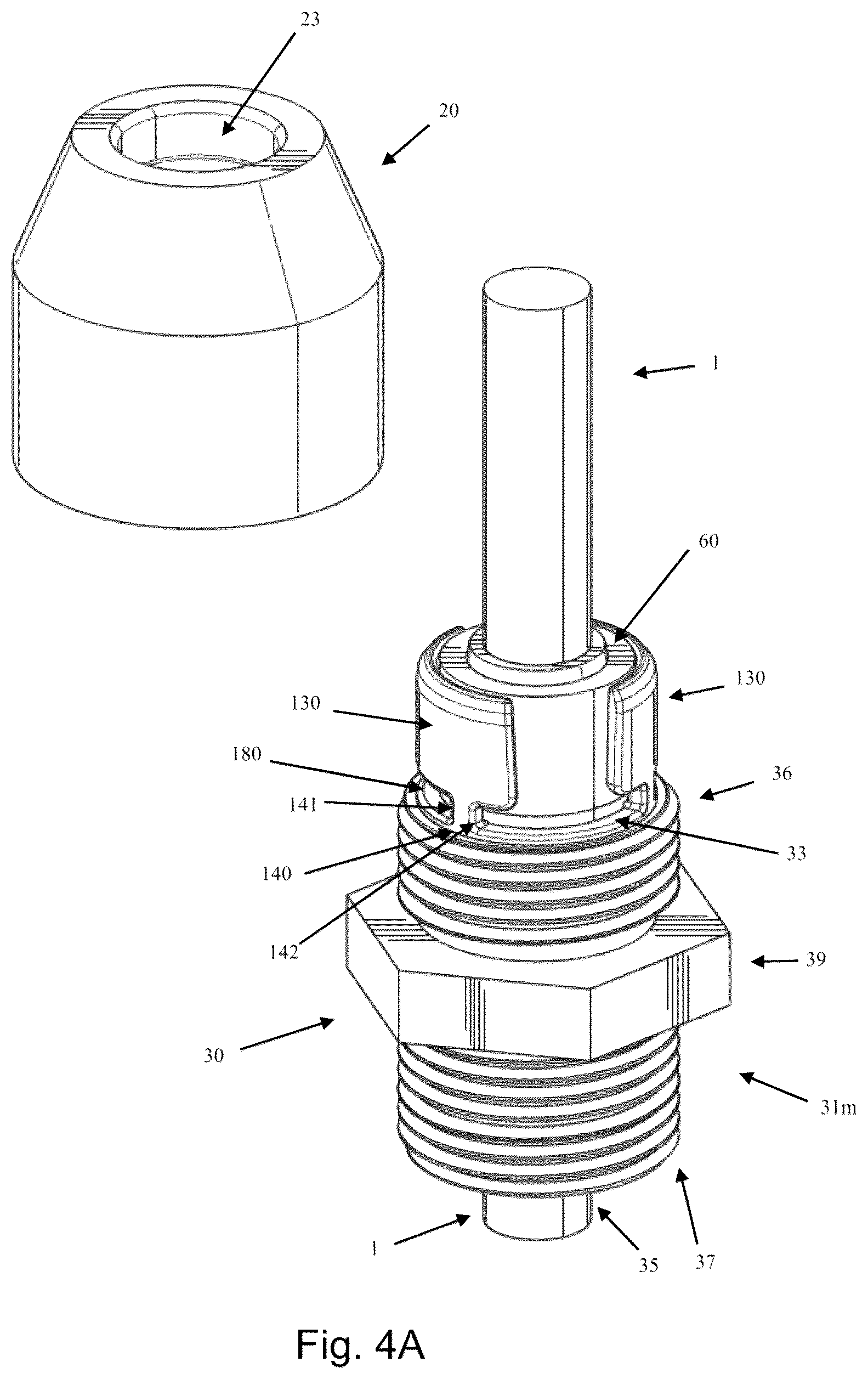 Patent US12620756 Figure 4 – Cable connector