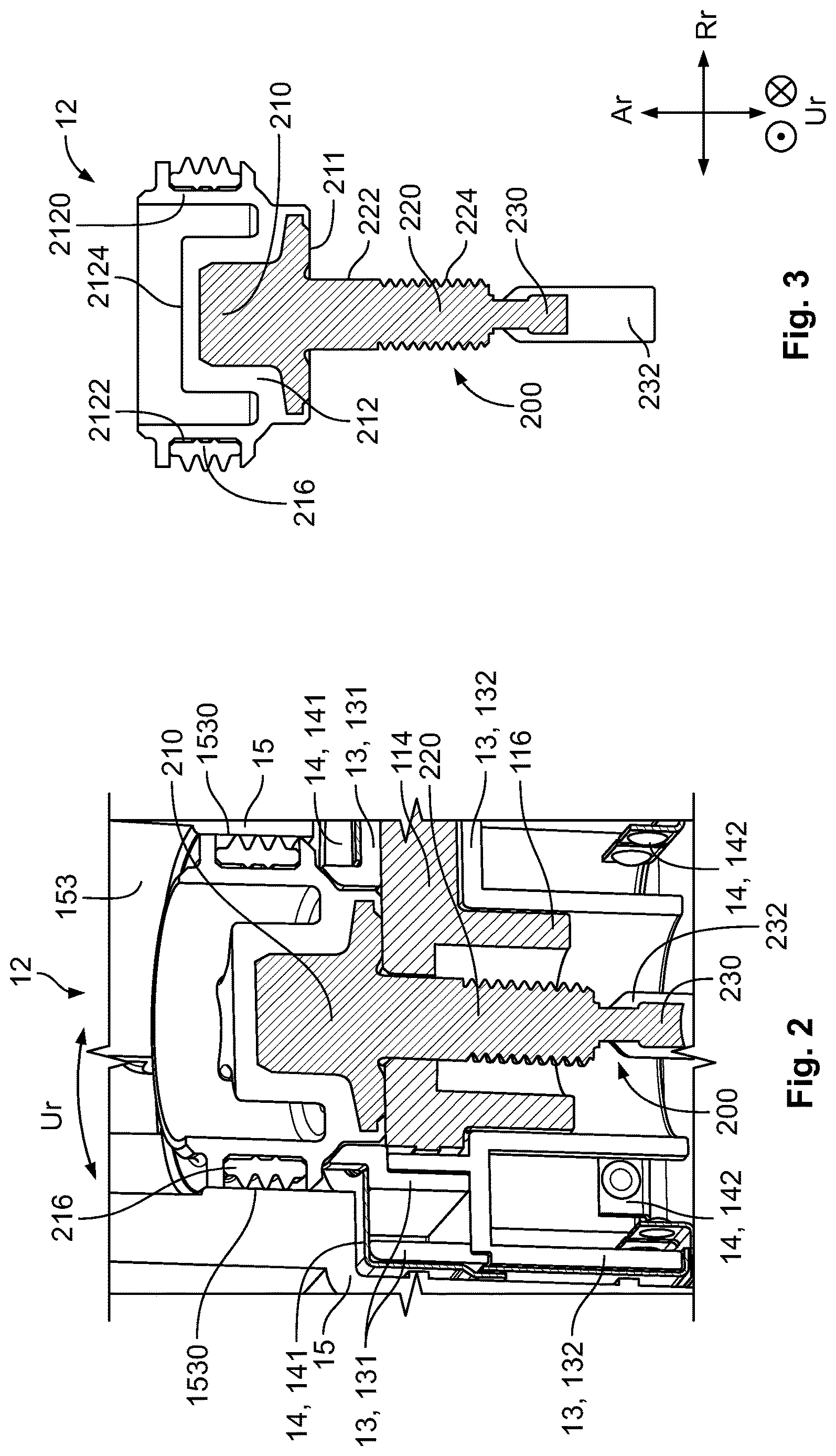 Patent US12620757 Figure 2 – High-current connection clamping screw device as well as electrical high-current connector and high-current line connector