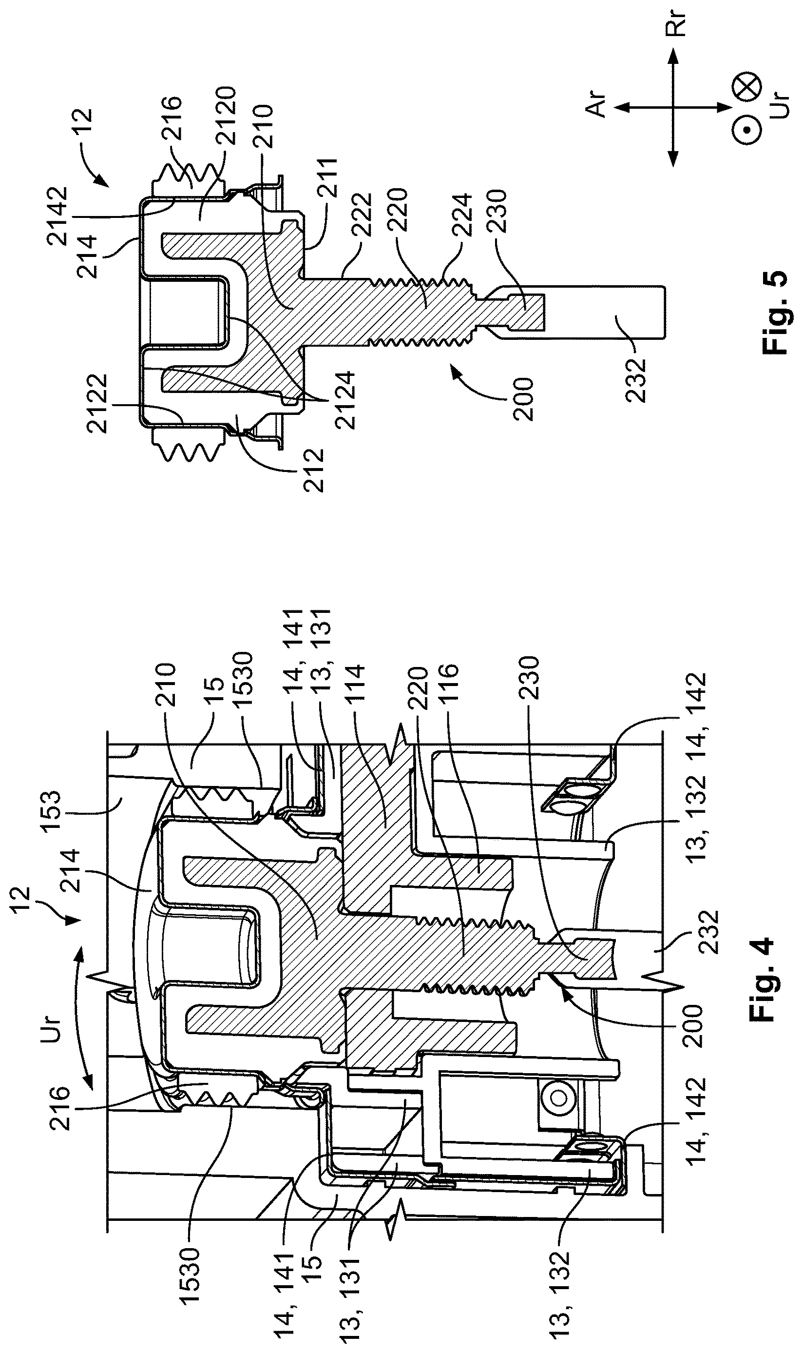 Patent US12620757 Figure 3 – High-current connection clamping screw device as well as electrical high-current connector and high-current line connector