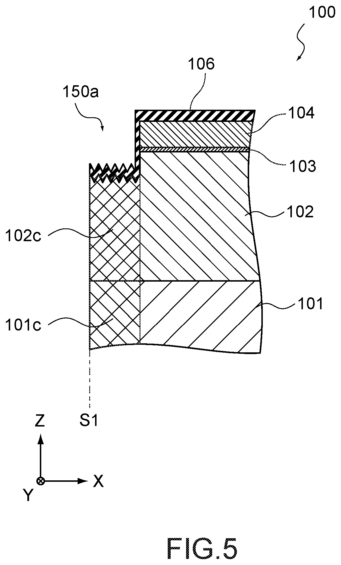 Patent US12620770 Figure 5 – Semiconductor laser element and method of producing semiconductor laser element