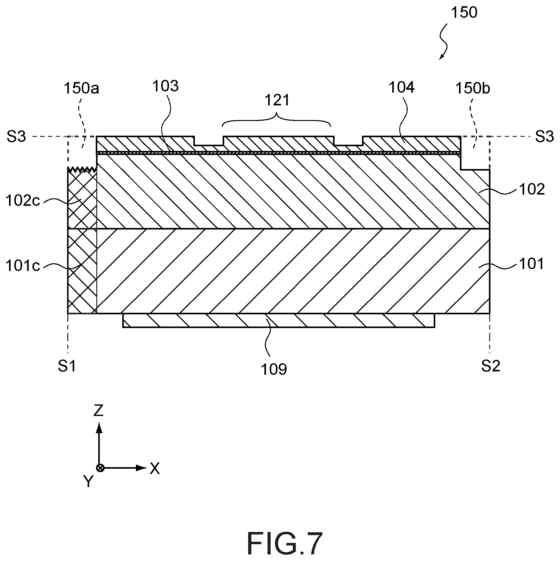 Patent US12620770 Figure 7 – Semiconductor laser element and method of producing semiconductor laser element