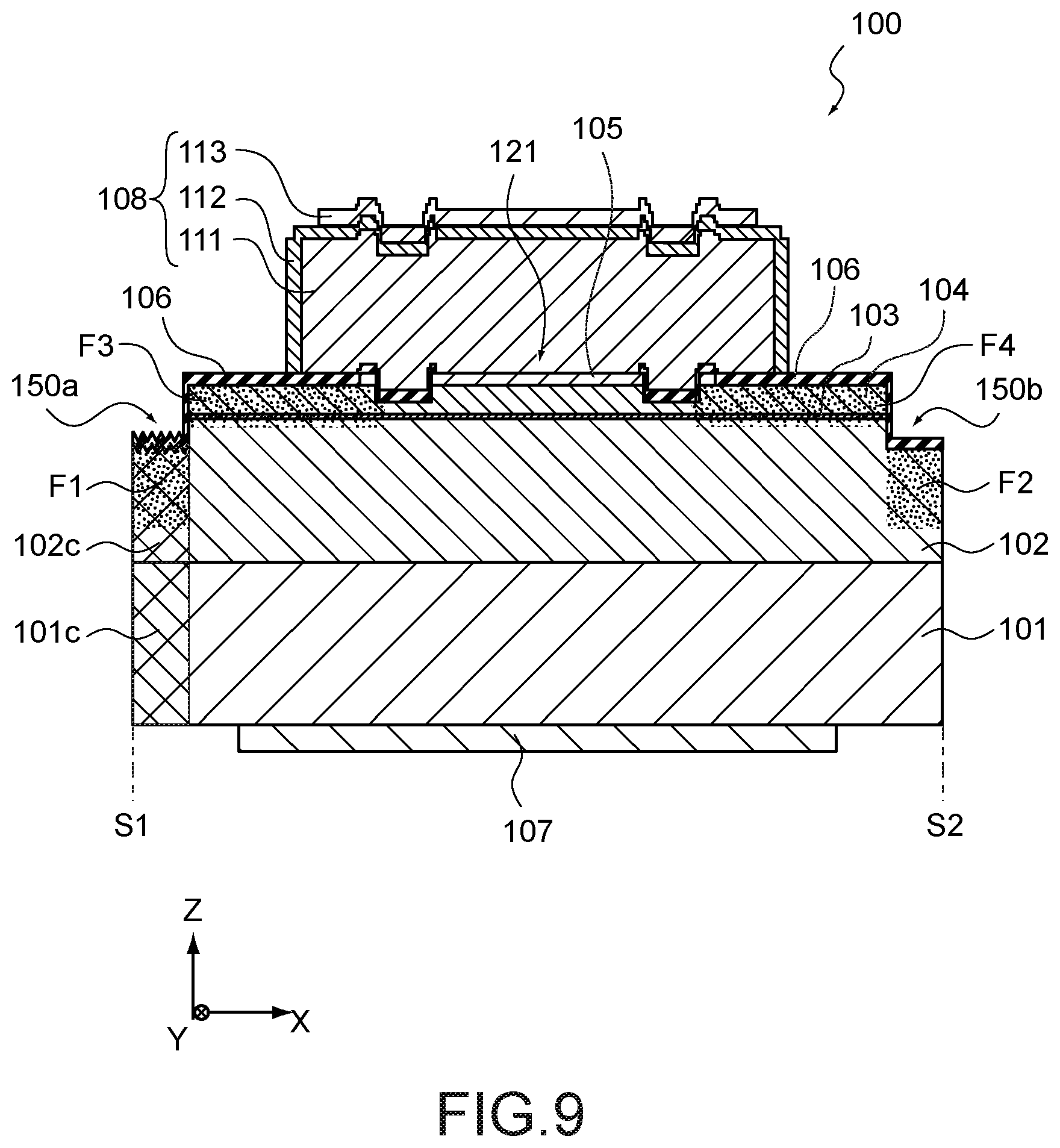 Patent US12620770 Figure 9 – Semiconductor laser element and method of producing semiconductor laser element
