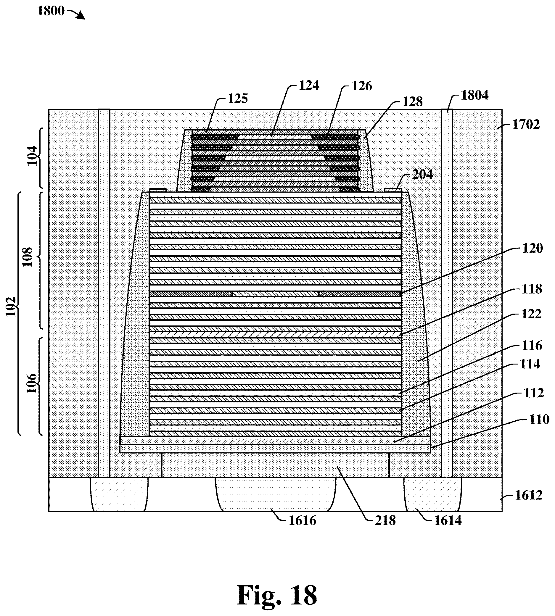 Patent US12620779 Figure 18 – VCSEL with self-aligned microlens to improve beam divergence