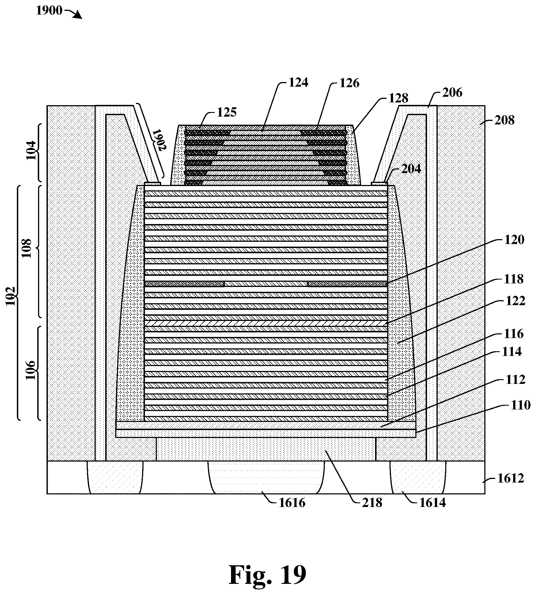 Patent US12620779 Figure 19 – VCSEL with self-aligned microlens to improve beam divergence