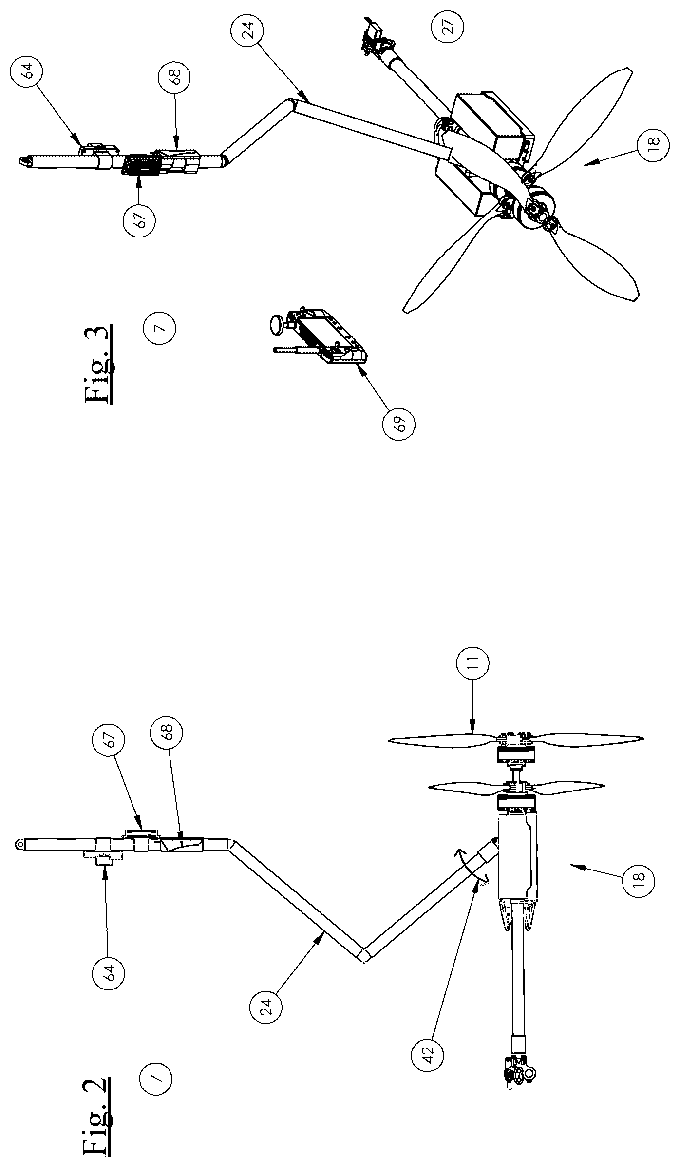 Patent US12620787 Figure 2 – System and method for stringing spans of cable