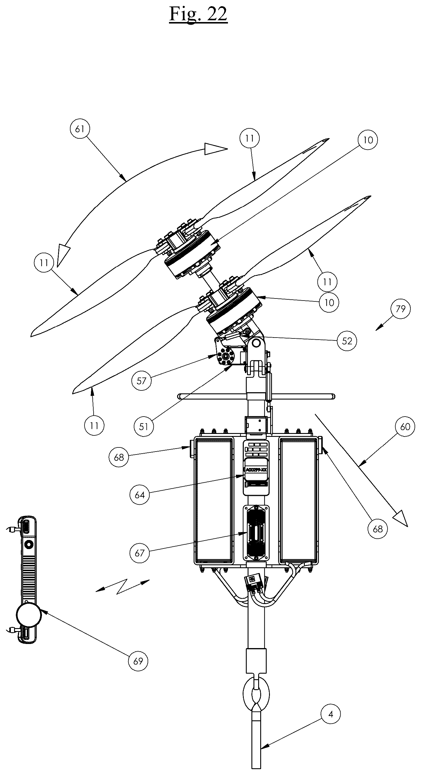 Patent US12620787 Figure 20 – System and method for stringing spans of cable