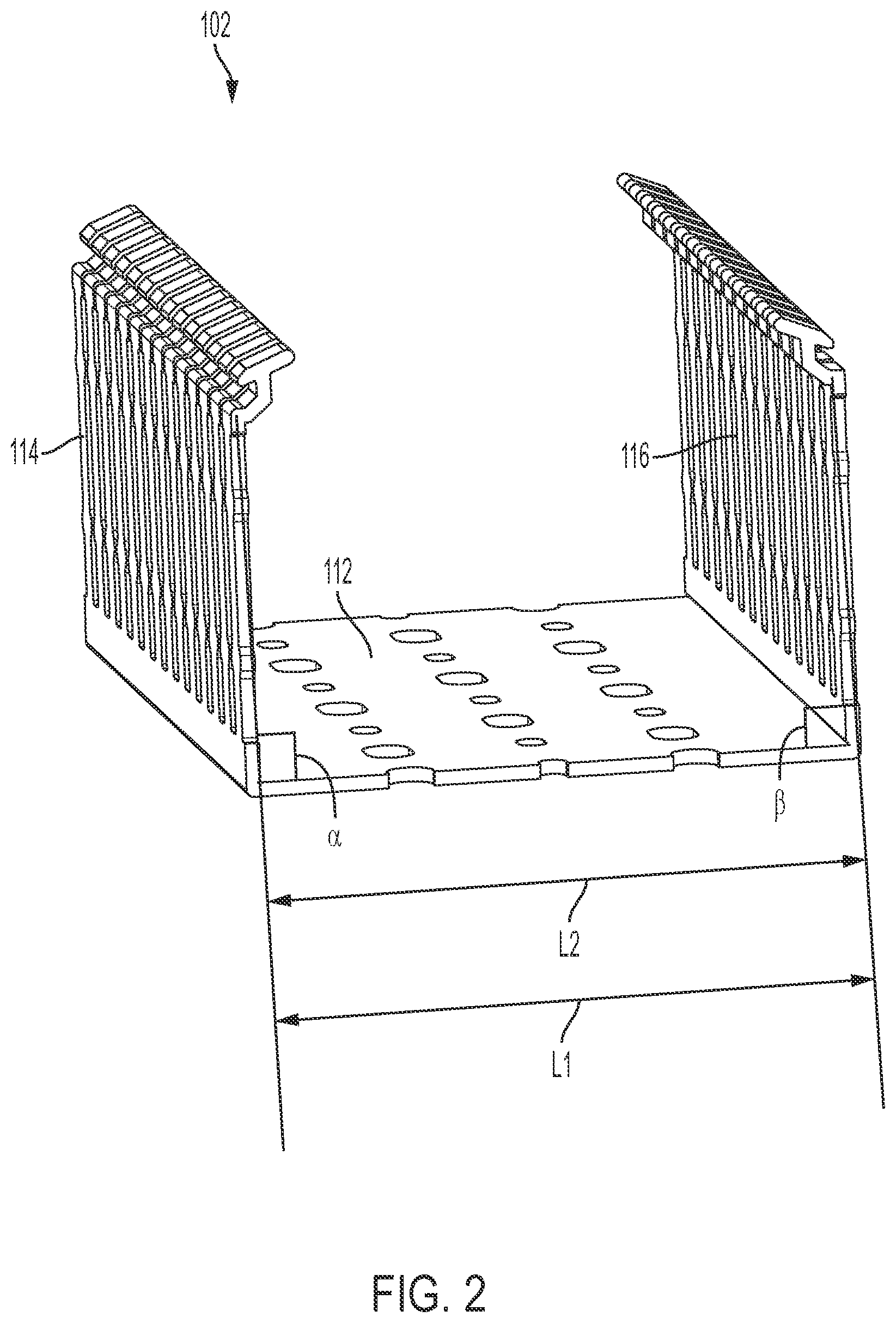 Patent US12620789 Figure 2 – Nestable wiring duct
