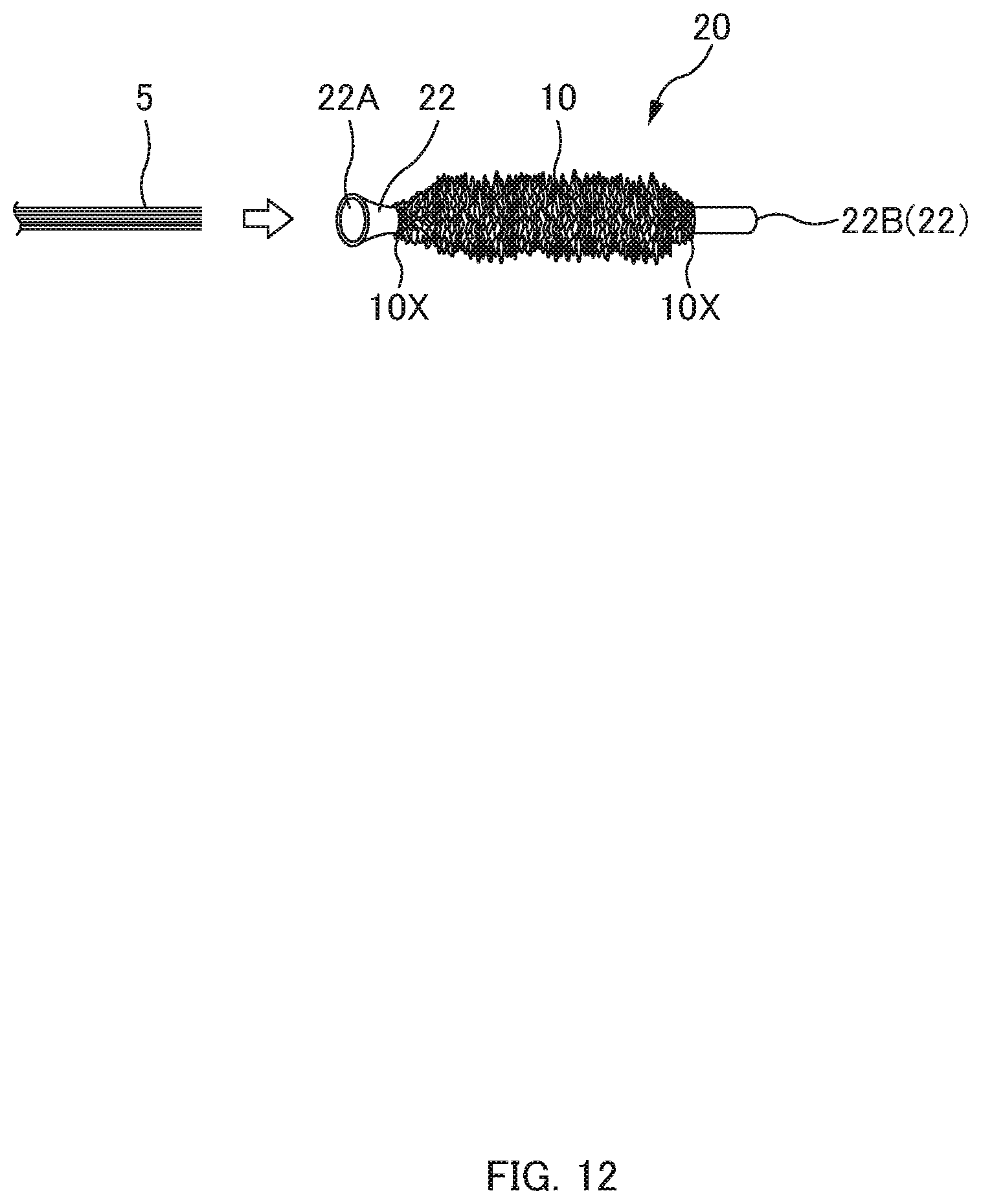 Patent US12620790 Figure 12 – Reticulated tube, optical fiber protective unit, method for protecting optical fiber, and method for manufacturing reticulated tube
