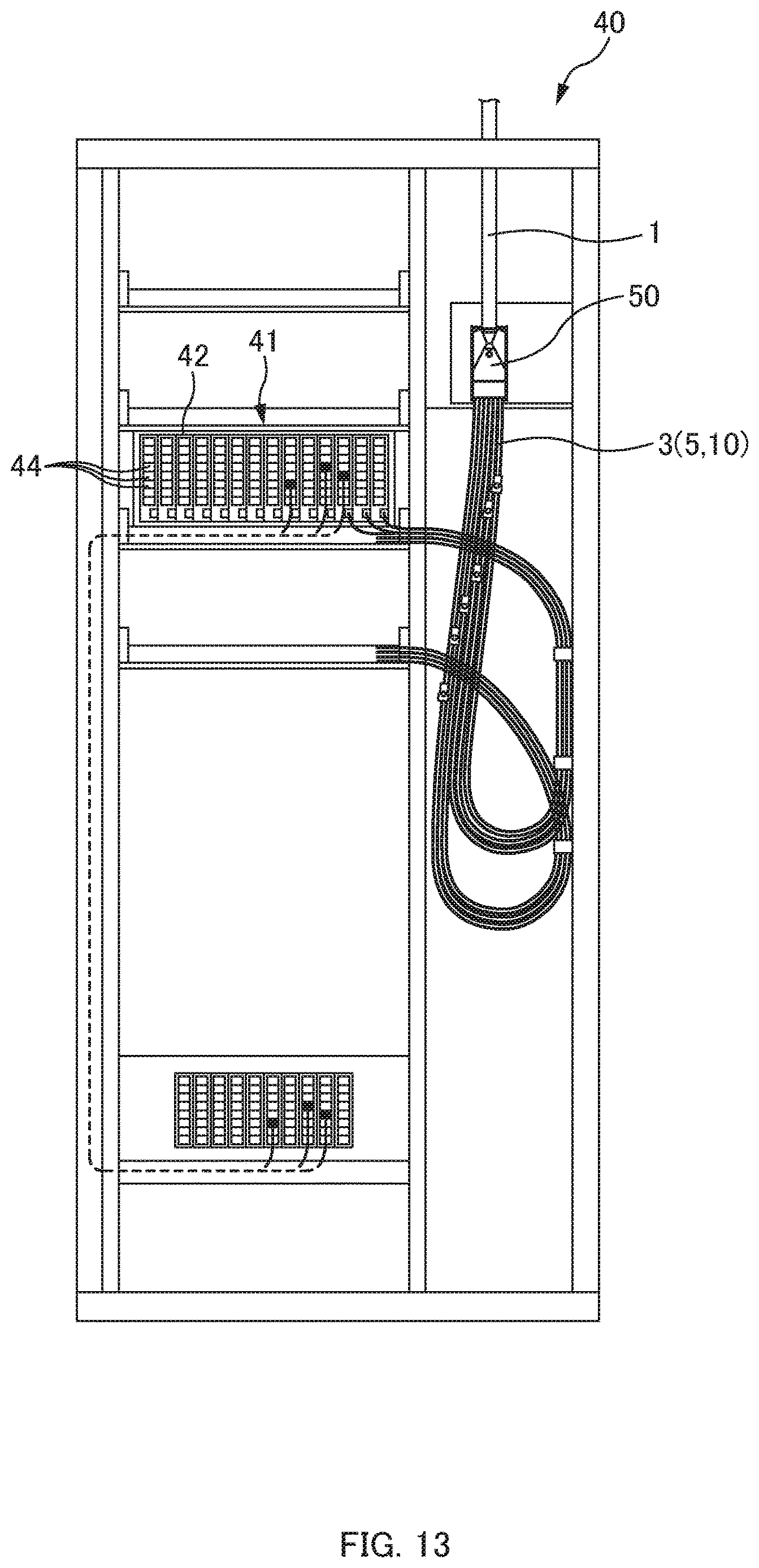 Patent US12620790 Figure 13 – Reticulated tube, optical fiber protective unit, method for protecting optical fiber, and method for manufacturing reticulated tube