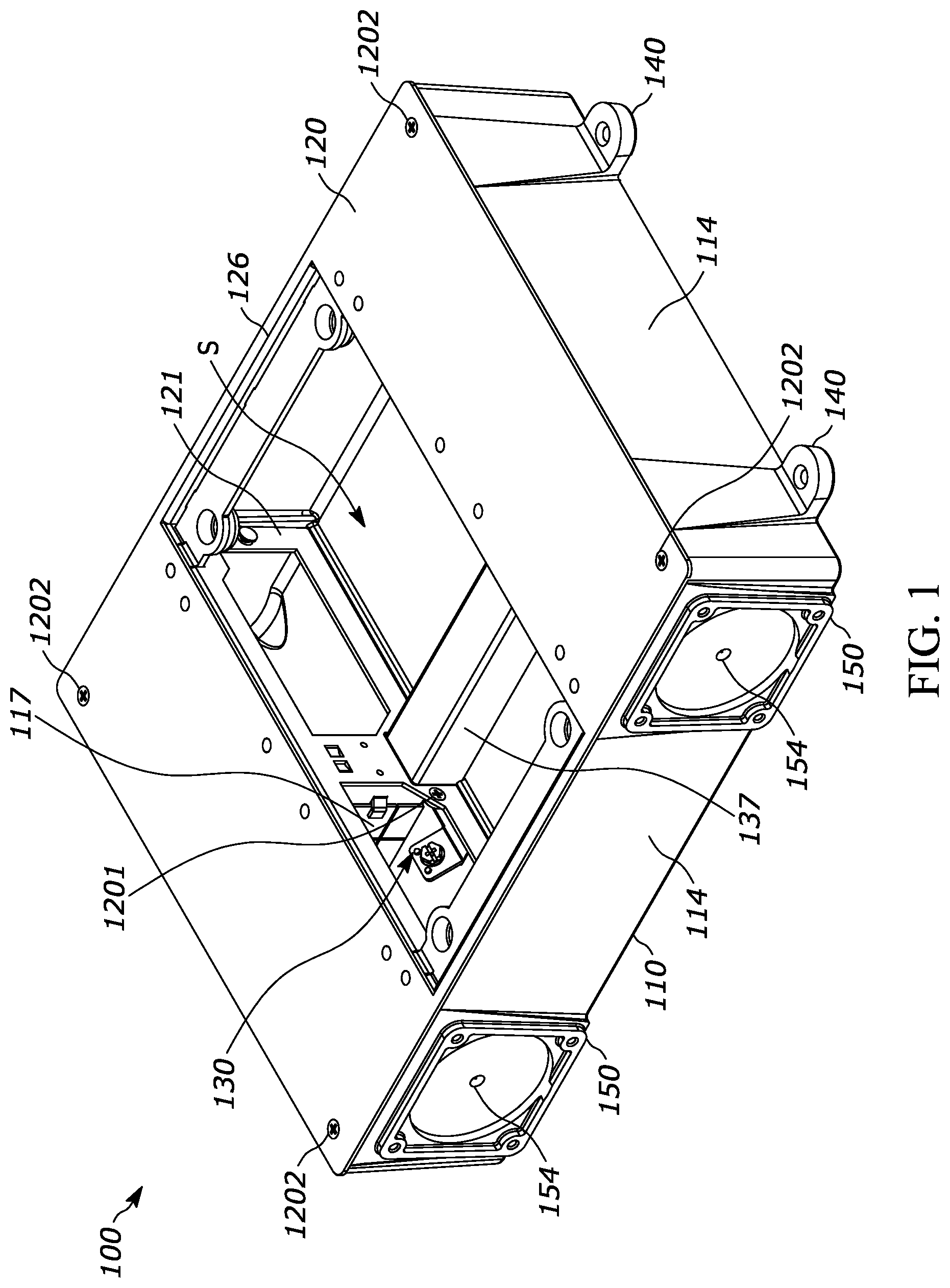 Patent US12620793 Figure 1 – Electrical floor box assembly and method of installing same