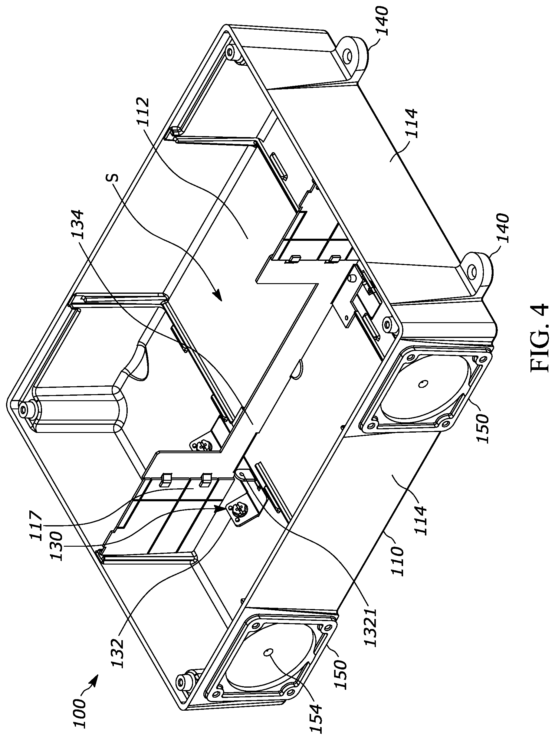 Patent US12620793 Figure 4 – Electrical floor box assembly and method of installing same