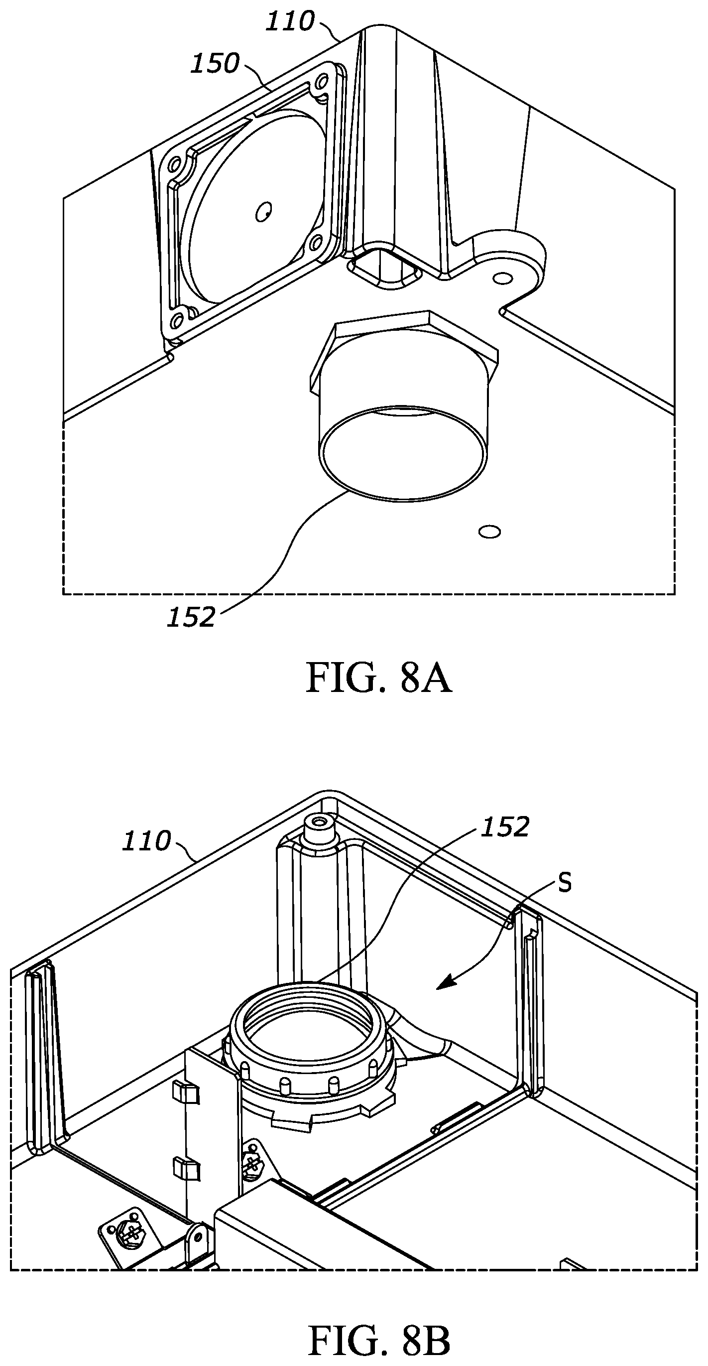 Patent US12620793 Figure 8 – Electrical floor box assembly and method of installing same