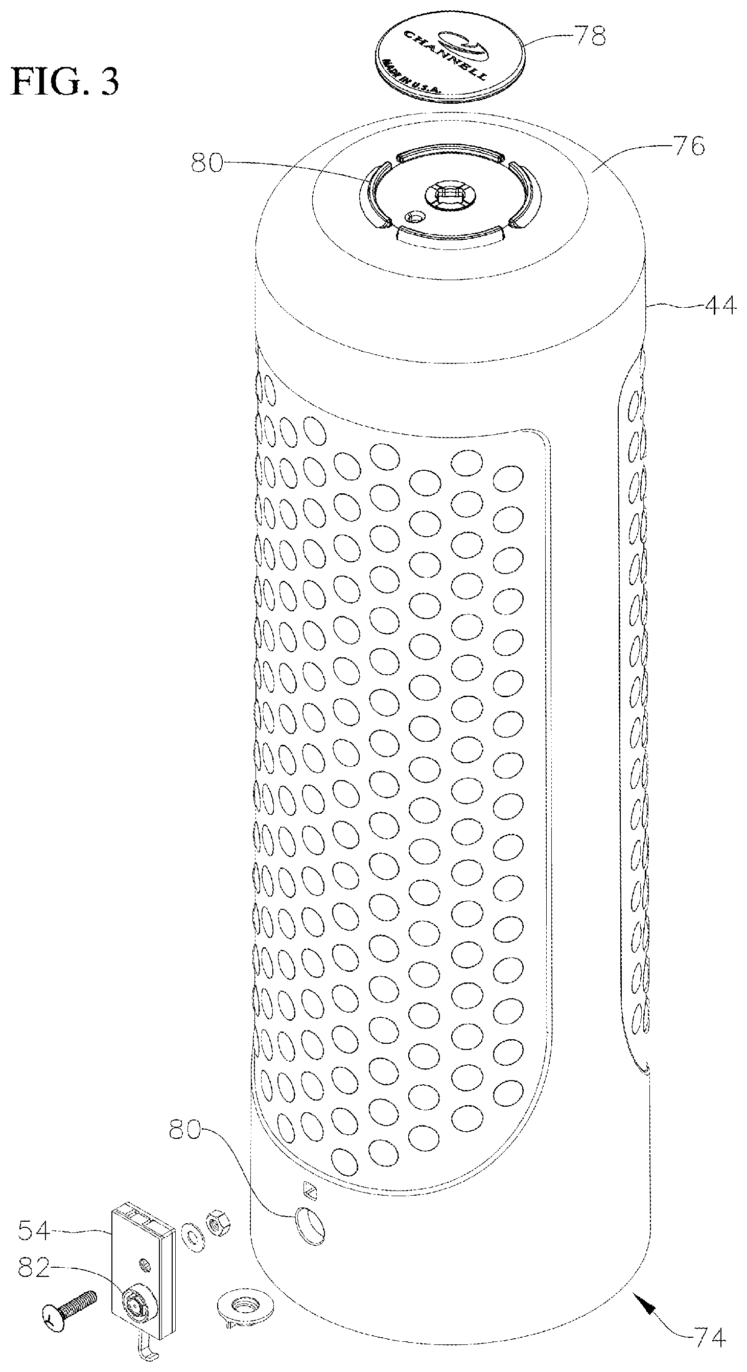 Patent US12620794 Figure 3 – Enclosure system for underground utility connections
