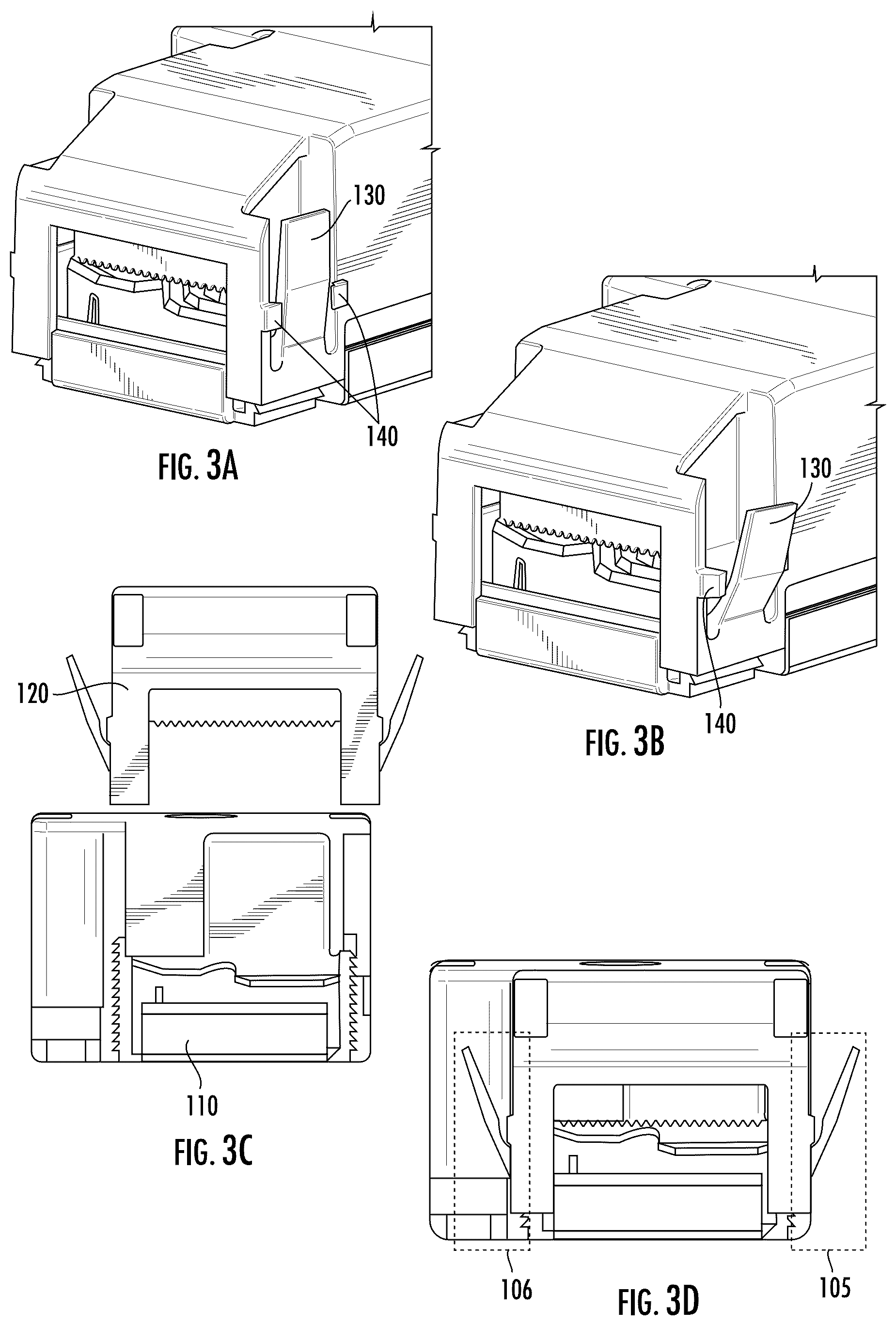 Patent US12620795 Figure 3 – Strain relief clamp