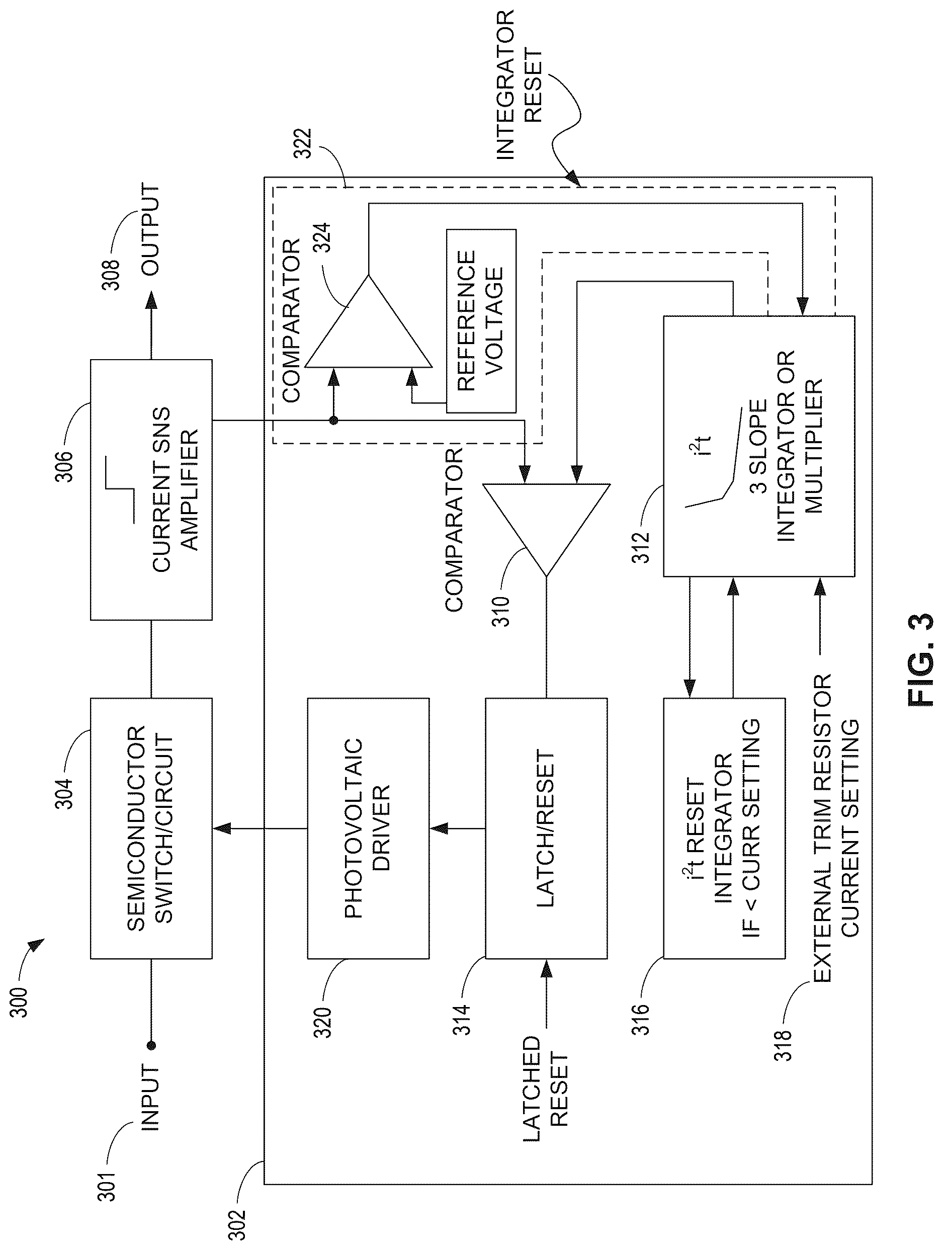 Patent US12620799 Figure 3 – Circuit-based resettable switch controllers