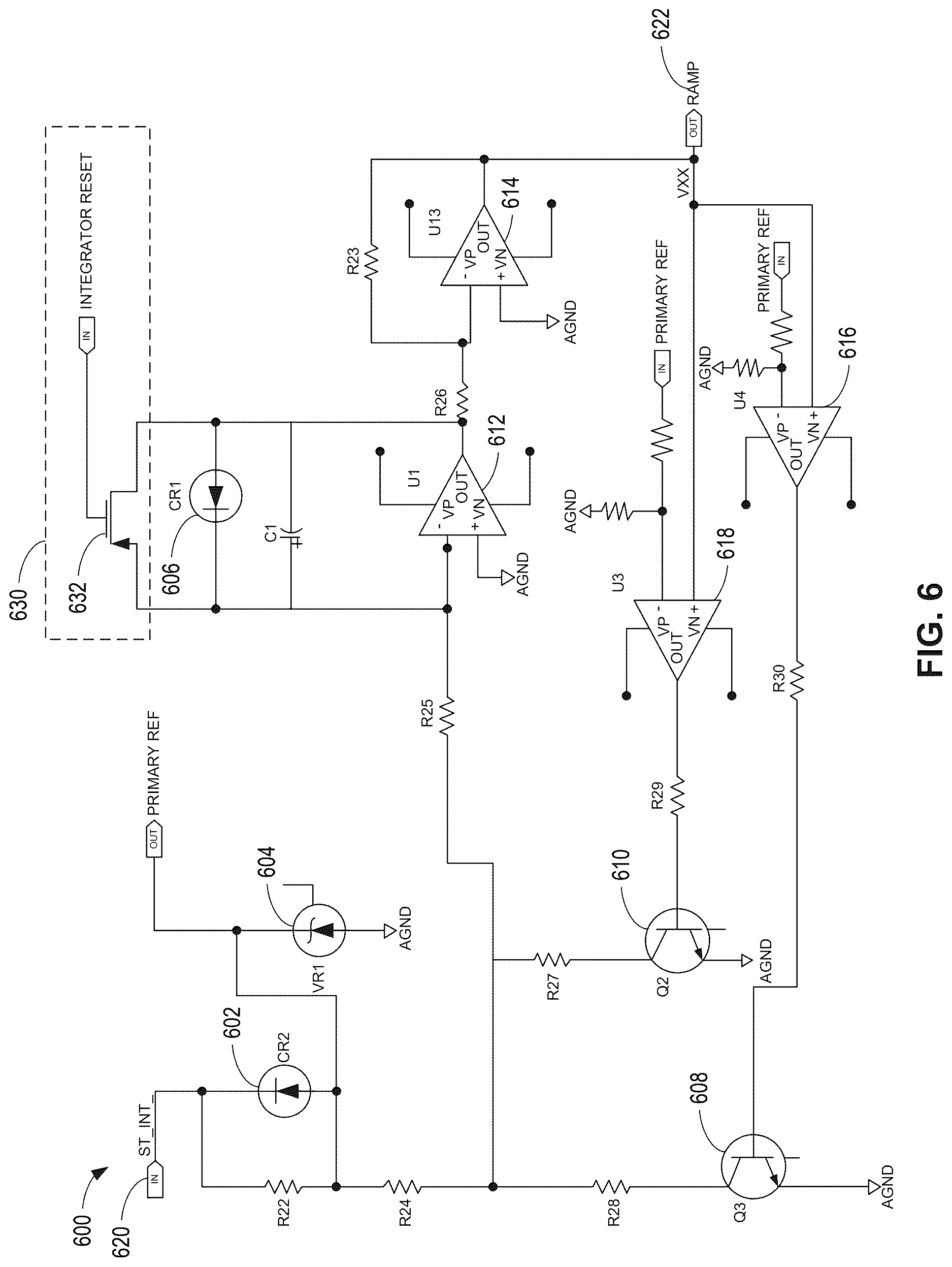 Patent US12620799 Figure 6 – Circuit-based resettable switch controllers