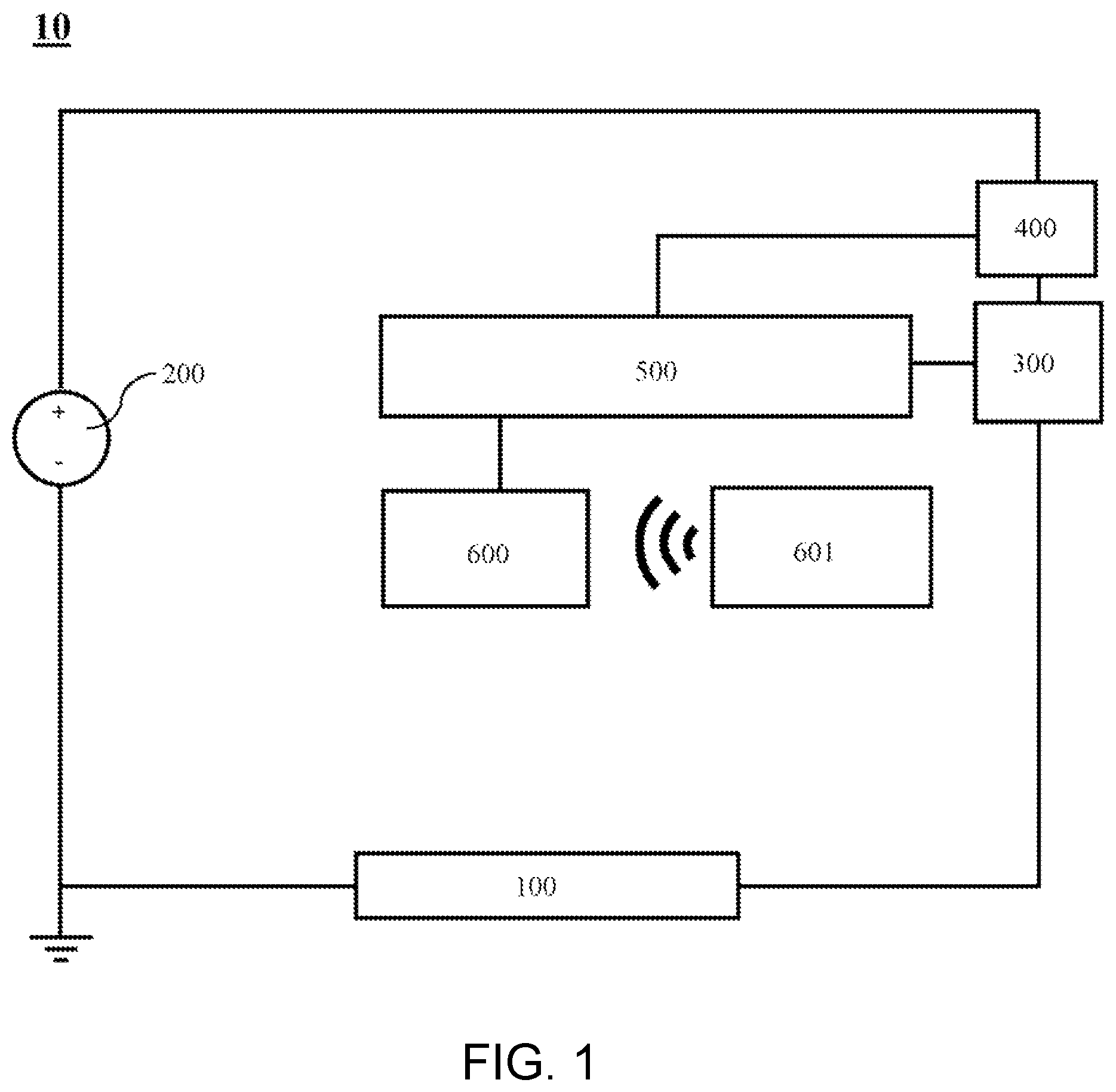 Patent US12620800 Figure 1 – DC system protection apparatus with communication resetting function