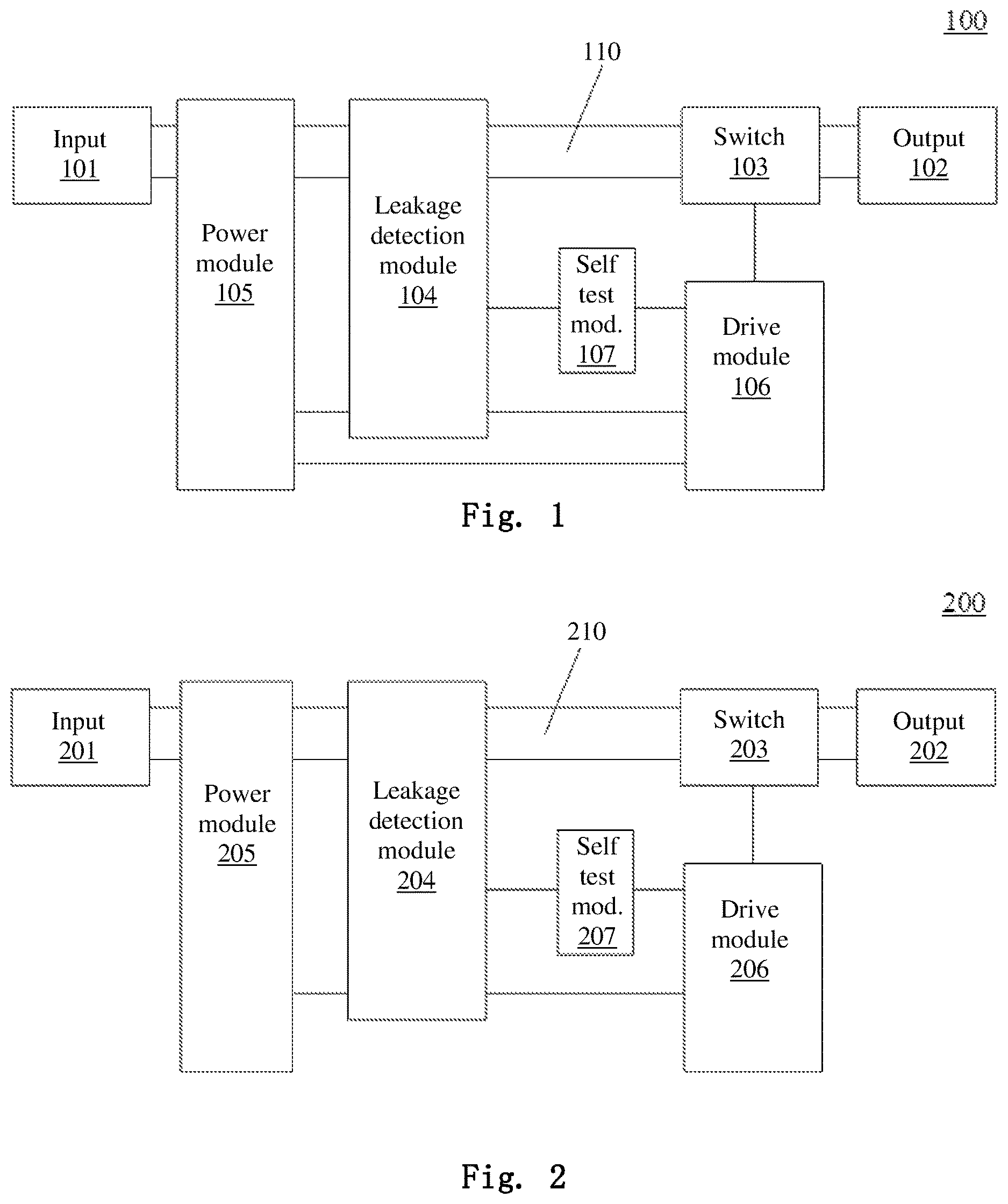 Patent US12620801 — Leakage current detection and interruption device and related electrical connectors and electrical appliances — Figure 1
