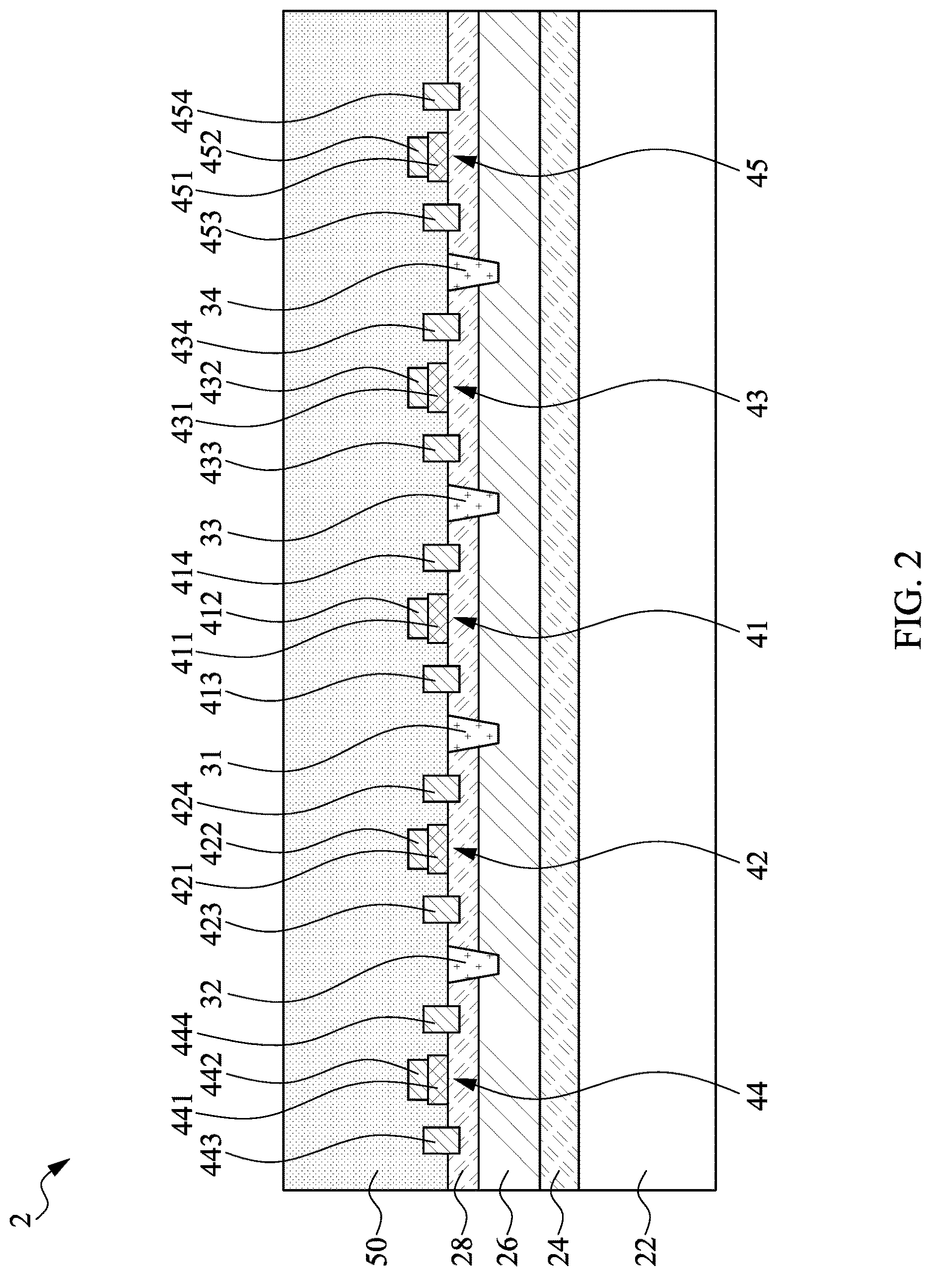 Patent US12620802 Figure 2 – Semiconductor device structure and method of manufacturing the same