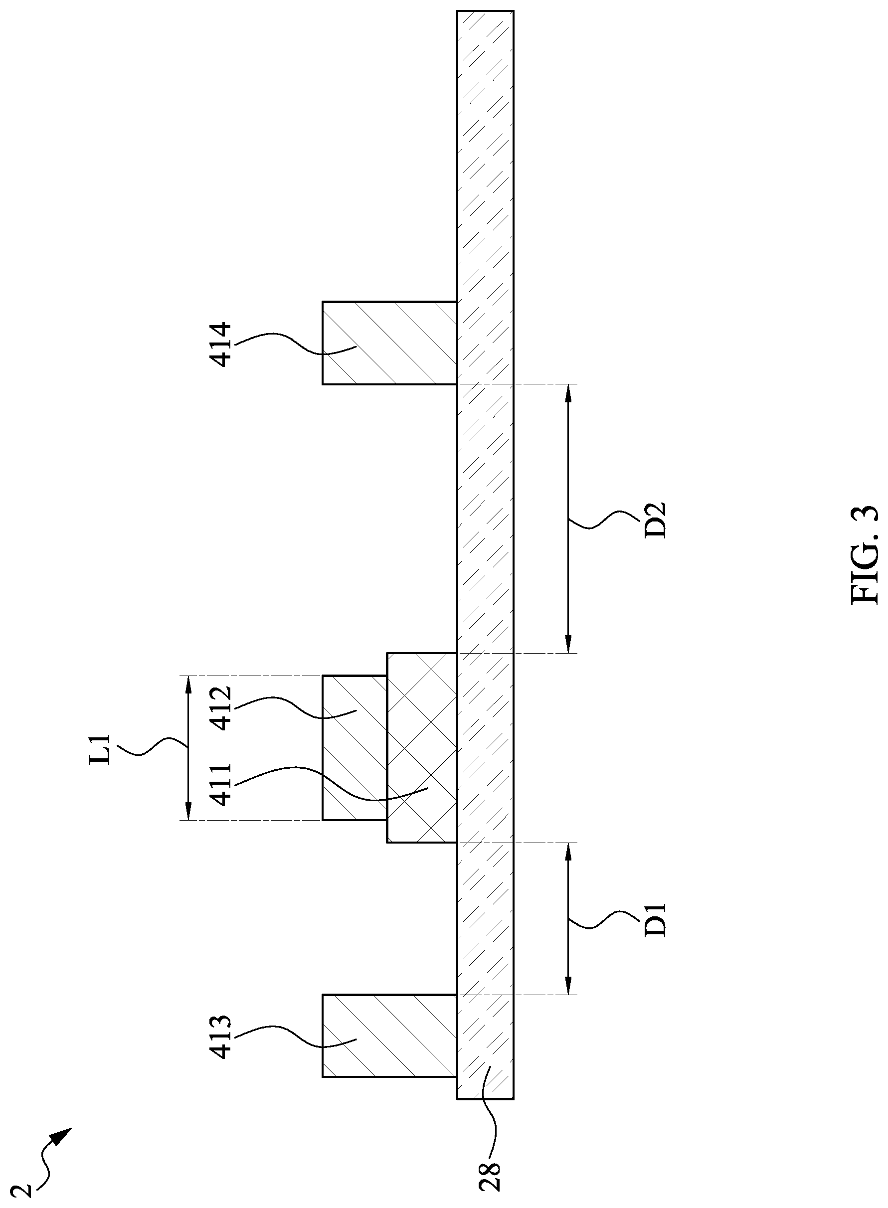 Patent US12620802 Figure 3 – Semiconductor device structure and method of manufacturing the same