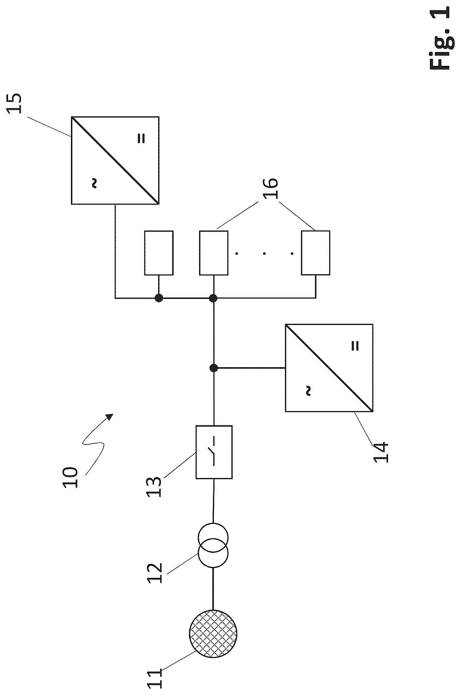 Patent US12620812 Figure 1 – Island network detection by voltage source inverters, and inverter