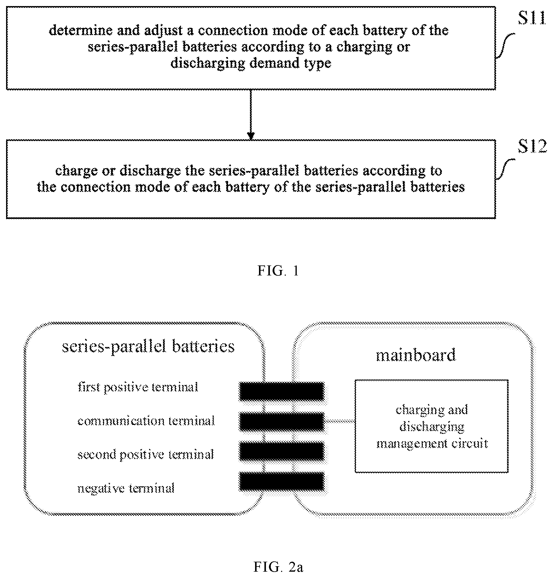 Patent US12620818 Figure 1 – Charging and discharging method for series-parallel batteries and series-parallel battery system