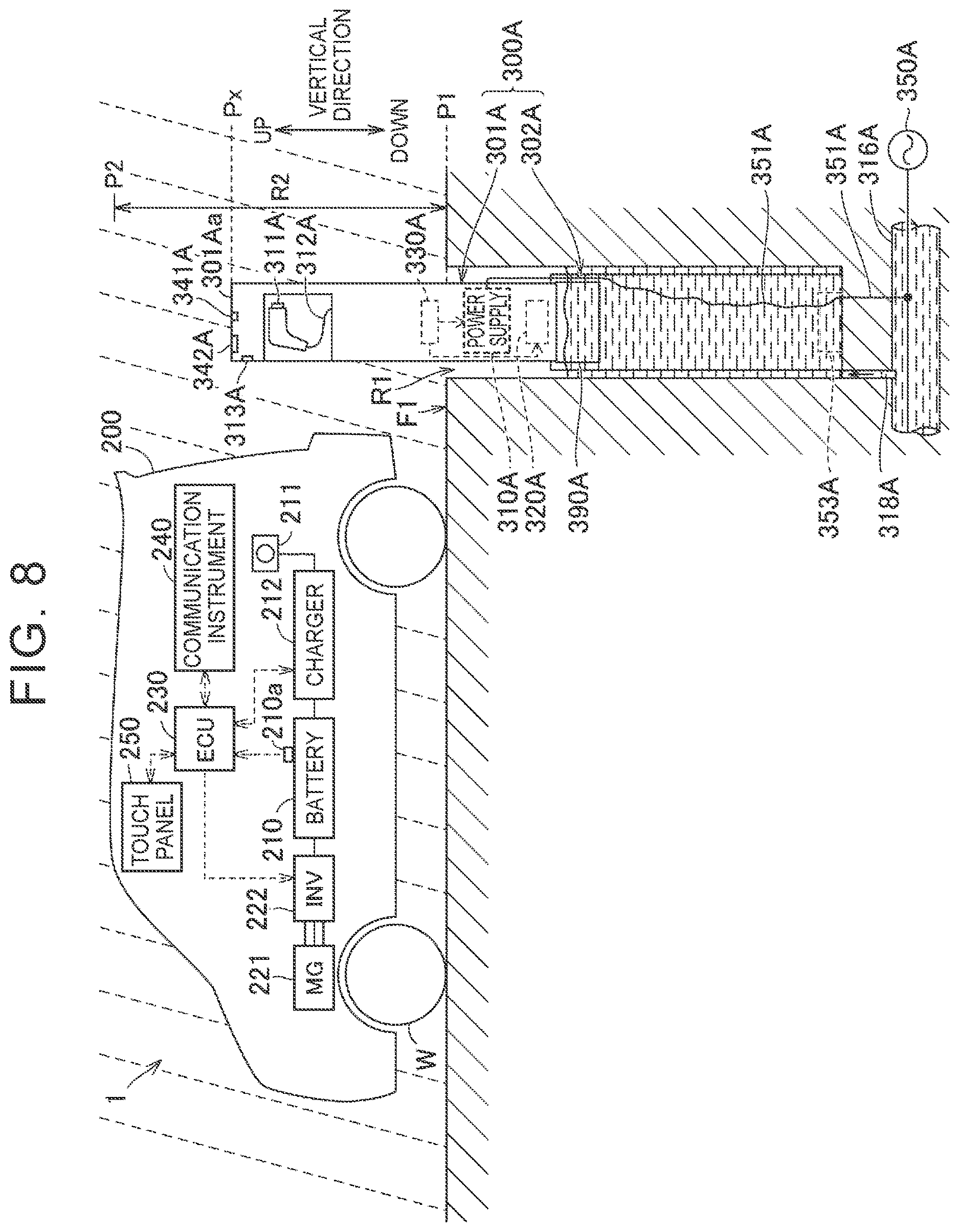 Patent US12620821 Figure 8 – Power supply equipment