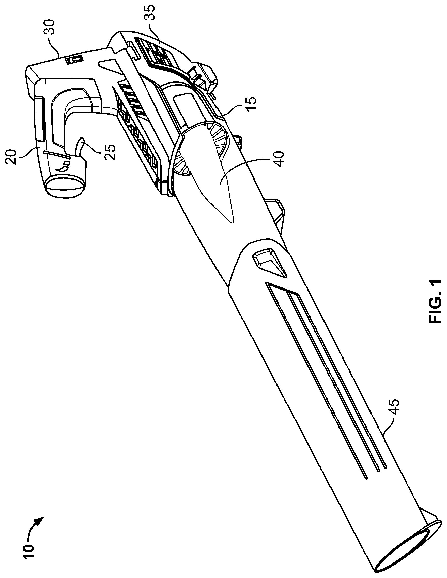 Patent US12620828 Figure 1 – Battery temperature based tool power reduction