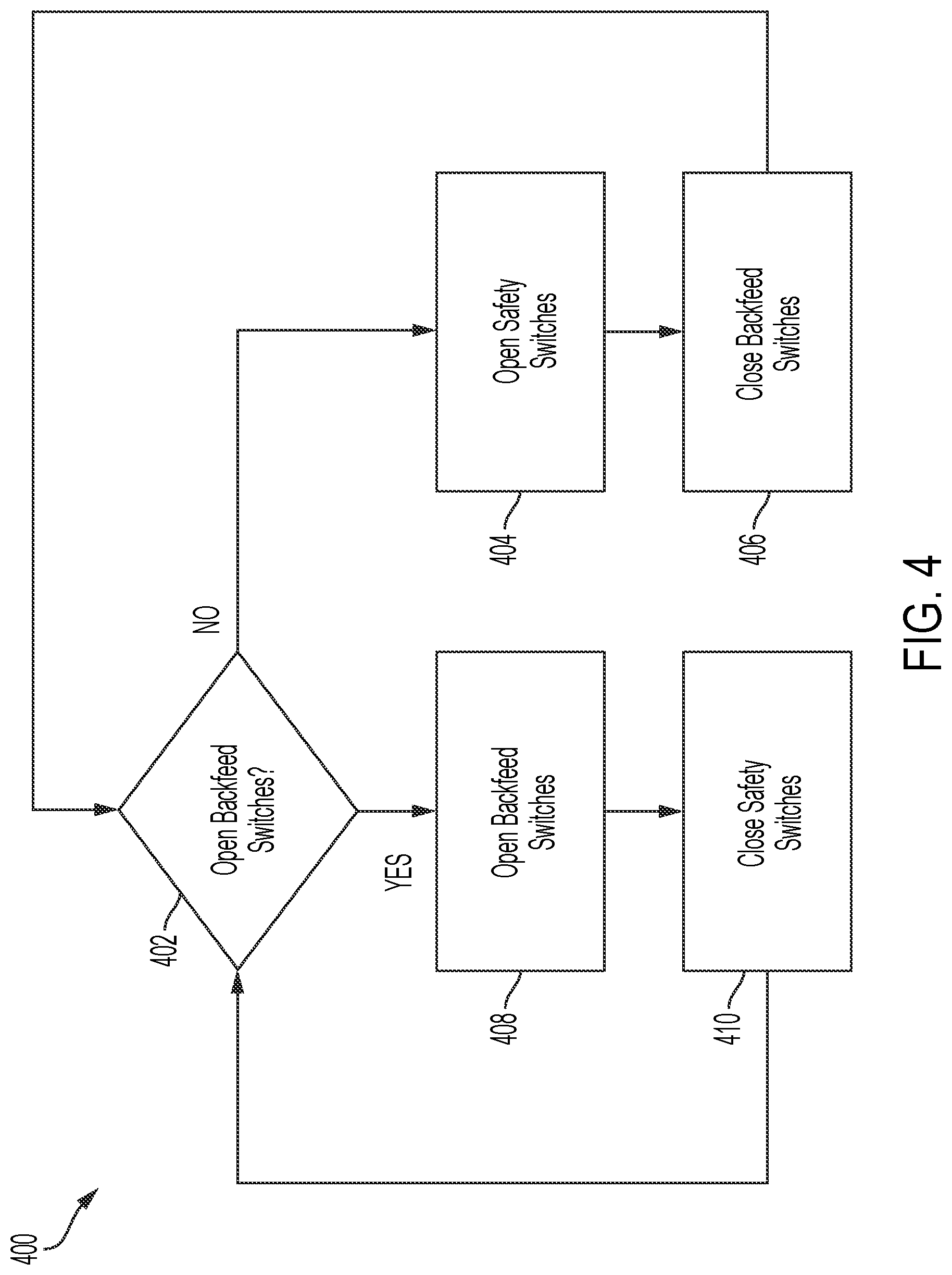 Patent US12620830 Figure 4 – Backfeed protection circuit