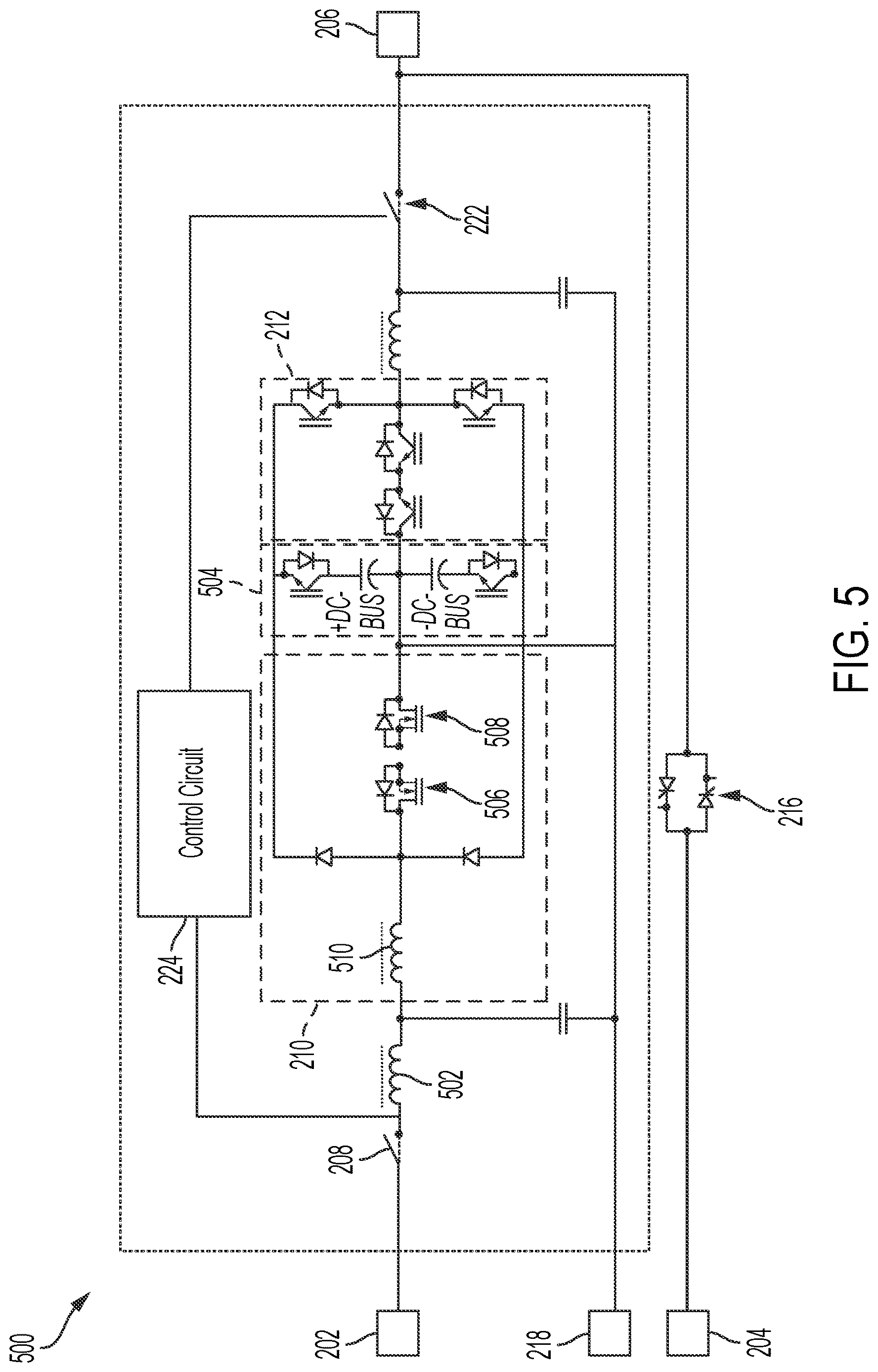 Patent US12620830 Figure 5 – Backfeed protection circuit