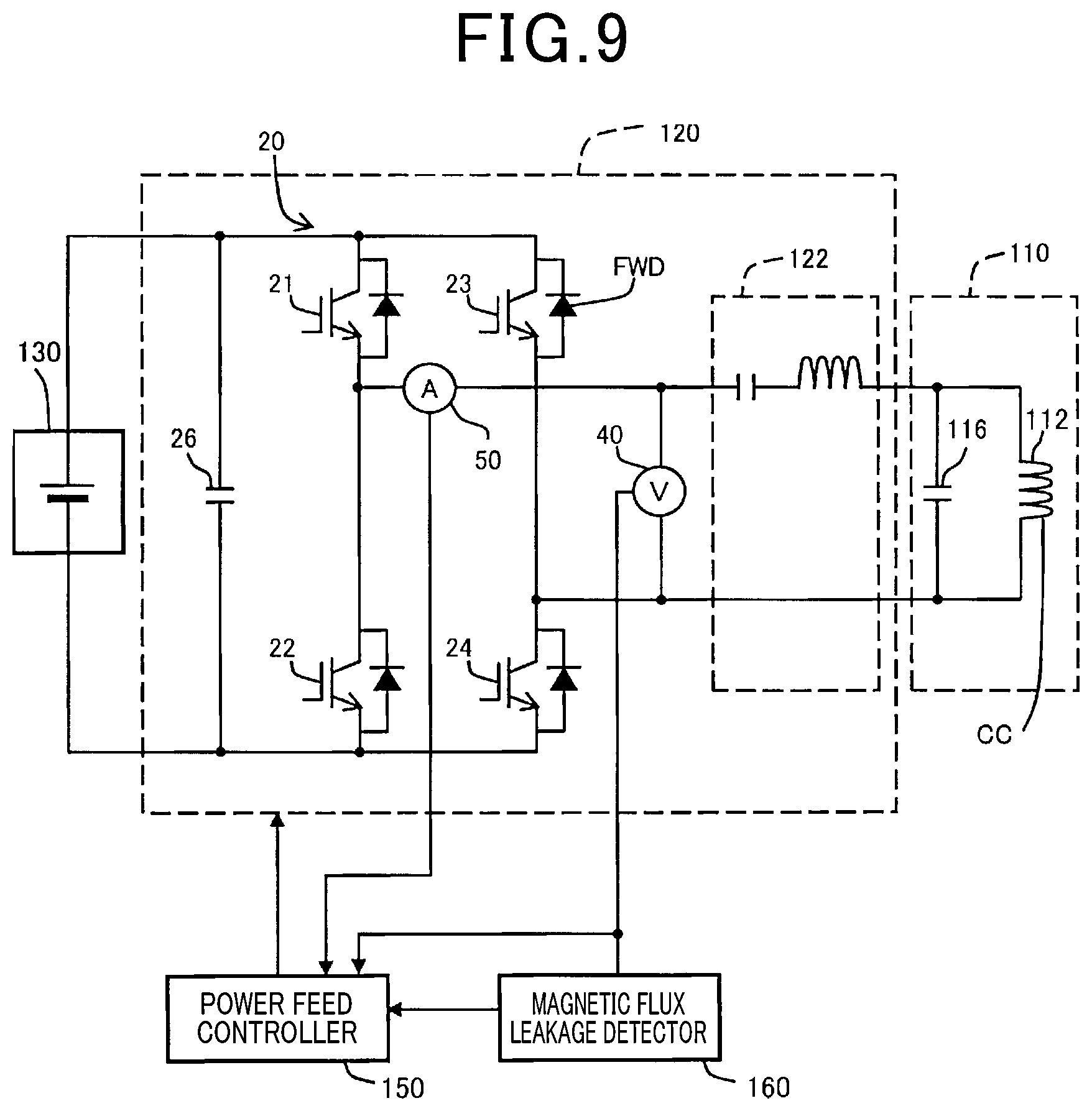 Patent US12620838 Figure 9 – Contactless power feeding apparatus and contactless power feeding system