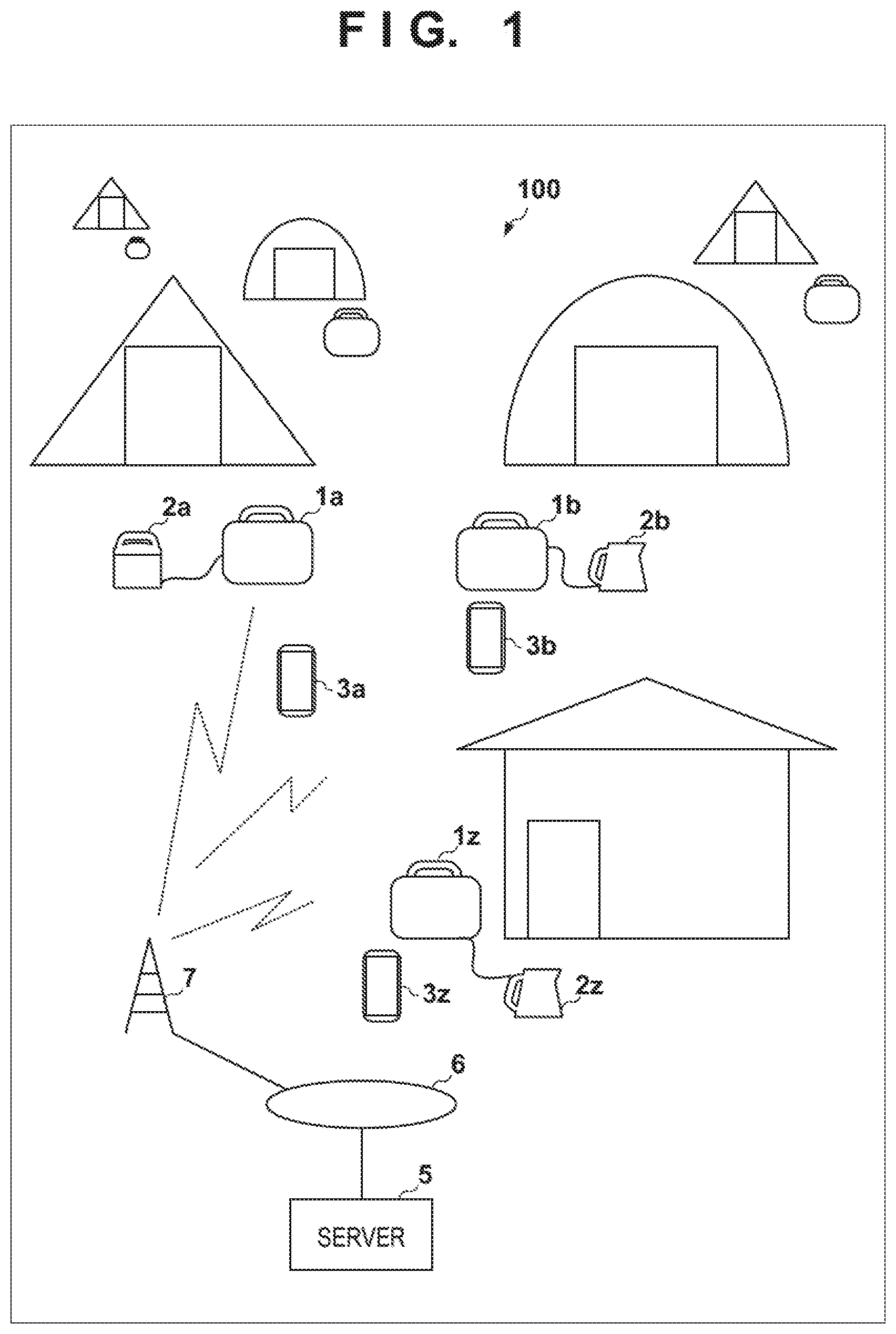 Patent US12620839 Figure 1 – System for promoting lending or borrowing of portable electric power supply