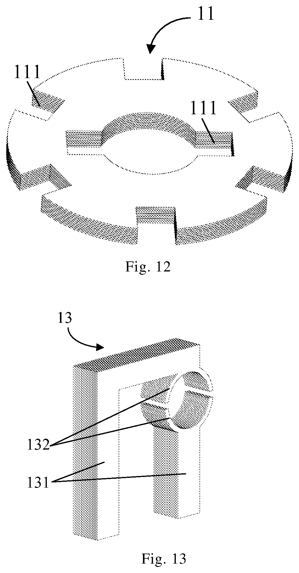 Patent US12620842 Figure 6 – Stator assembly and motor